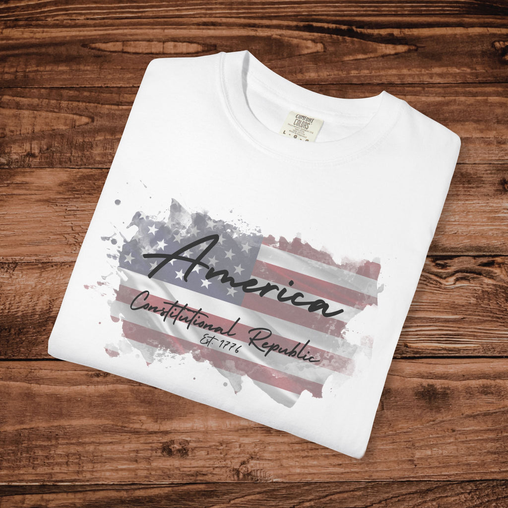 America Constitutional Republic T-shirt Patriotic USA