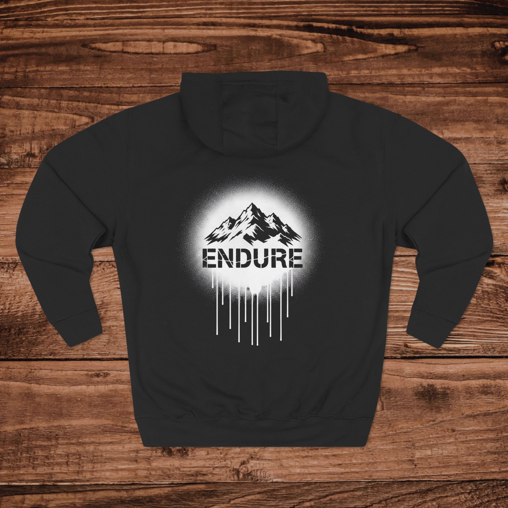 Endure Mountain Drip hoodie | Three-Panel Fleece Hoodie