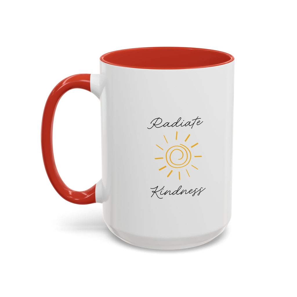 Radiate Happiness Sun Accent Coffee Mug