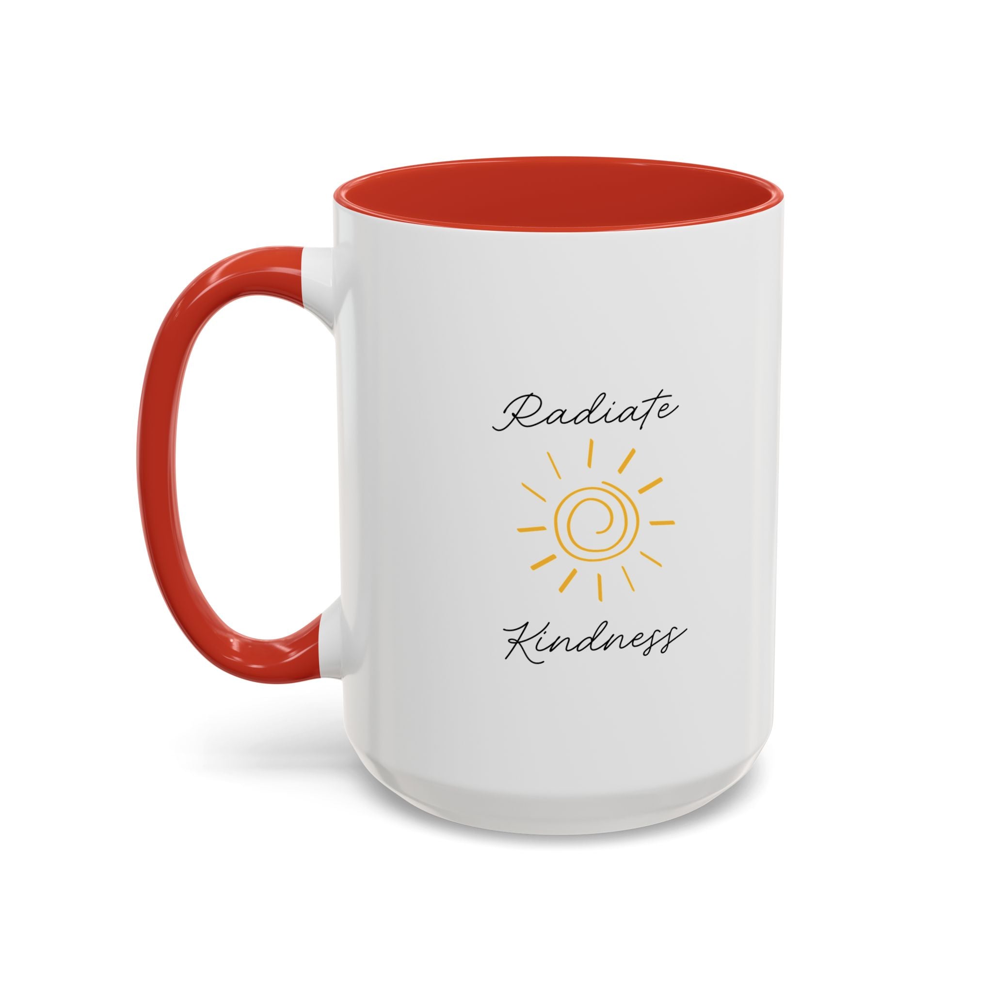 Radiate Happiness Sun Accent Coffee Mug