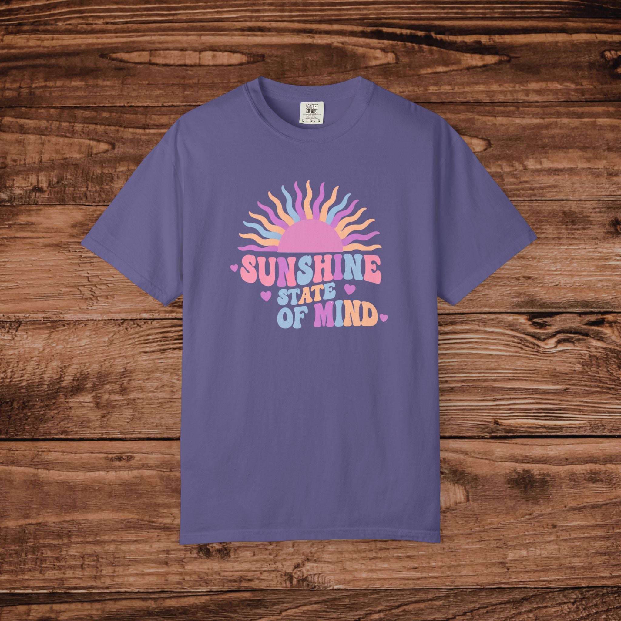 Sunshine State of Mind T-Shirt | Retro Sunset Tee