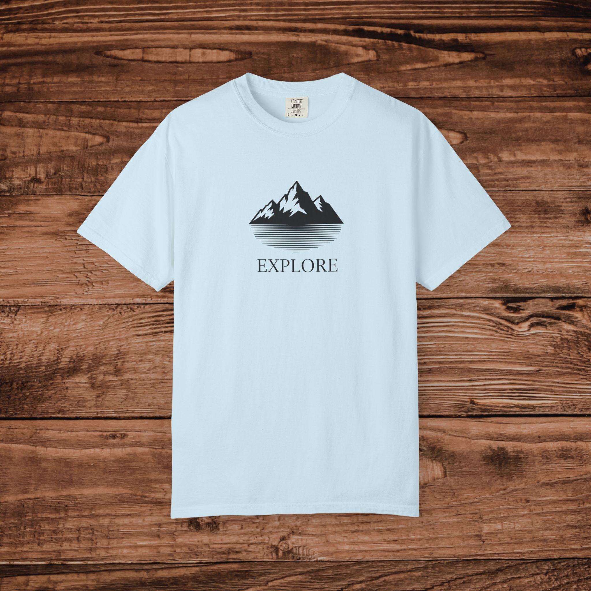 Explore T-shirt | Minimal Mountain Graphic Tee
