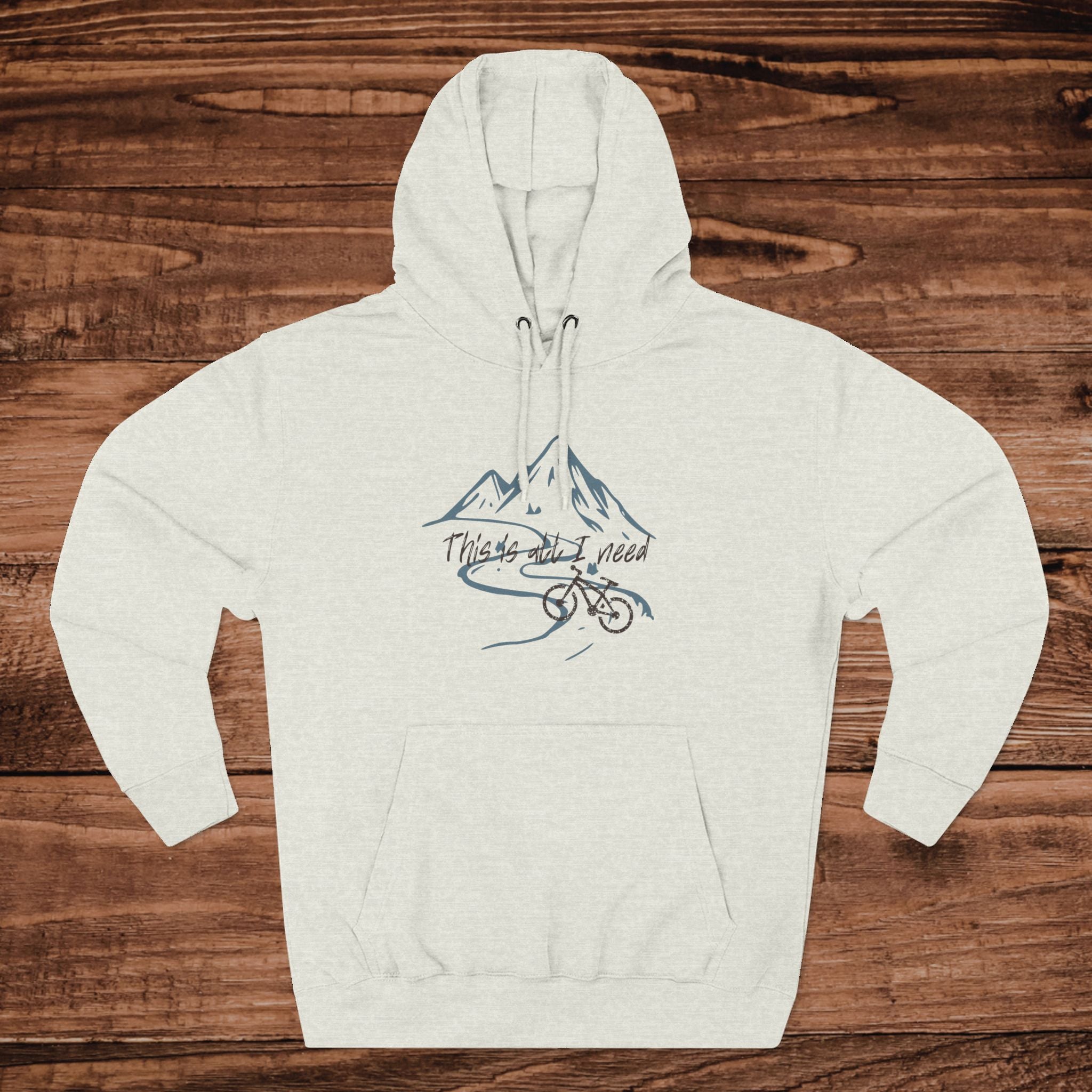 Mountain Bike Sketch Hoodie | Mountain Biking Illustration