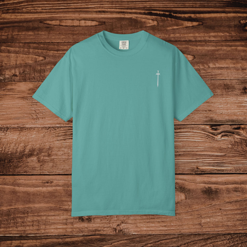 Sword cross design T-Shirt | Praise the King of Kings Dual print