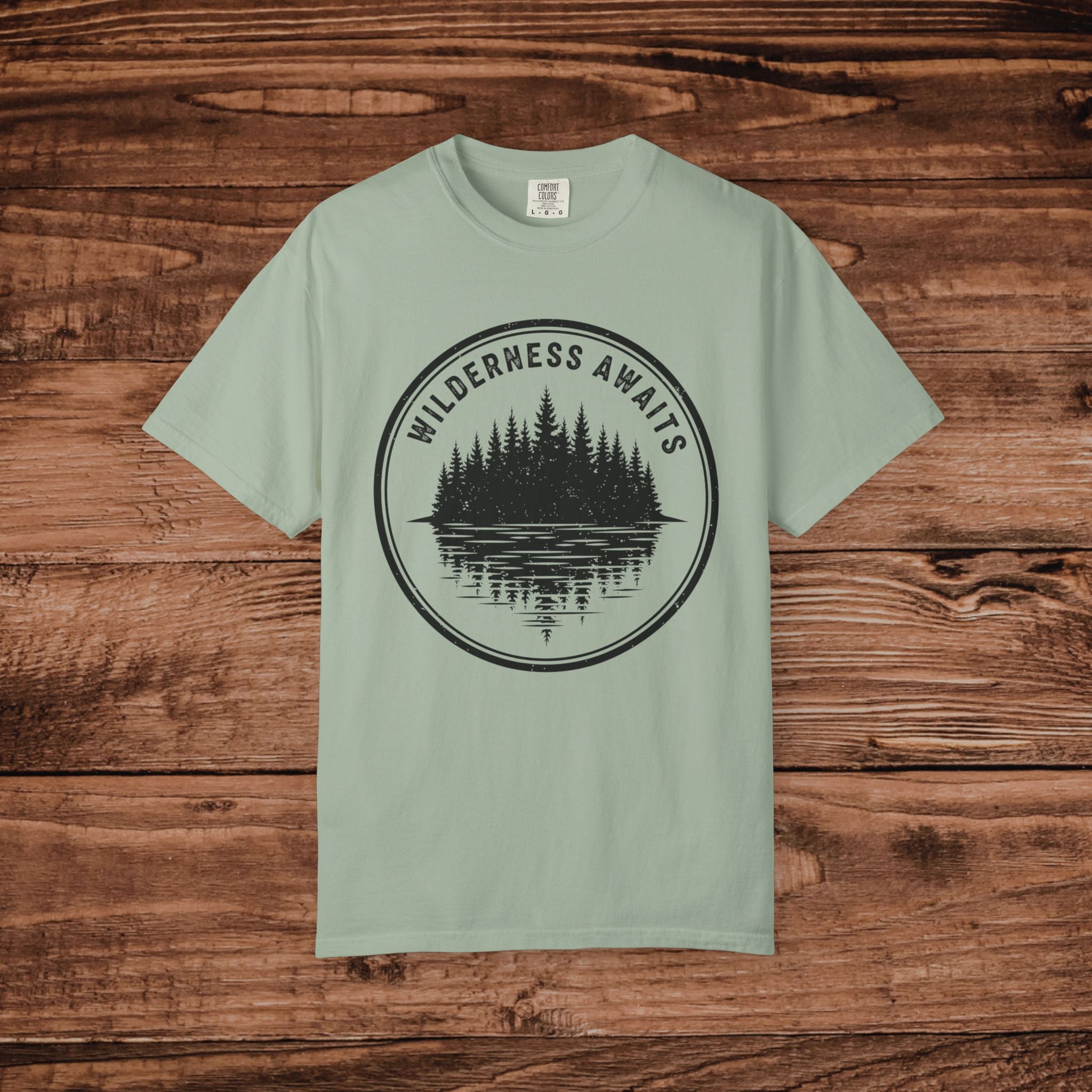 Wilderness Awaits T-Shirt | Nature Camping Outdoors