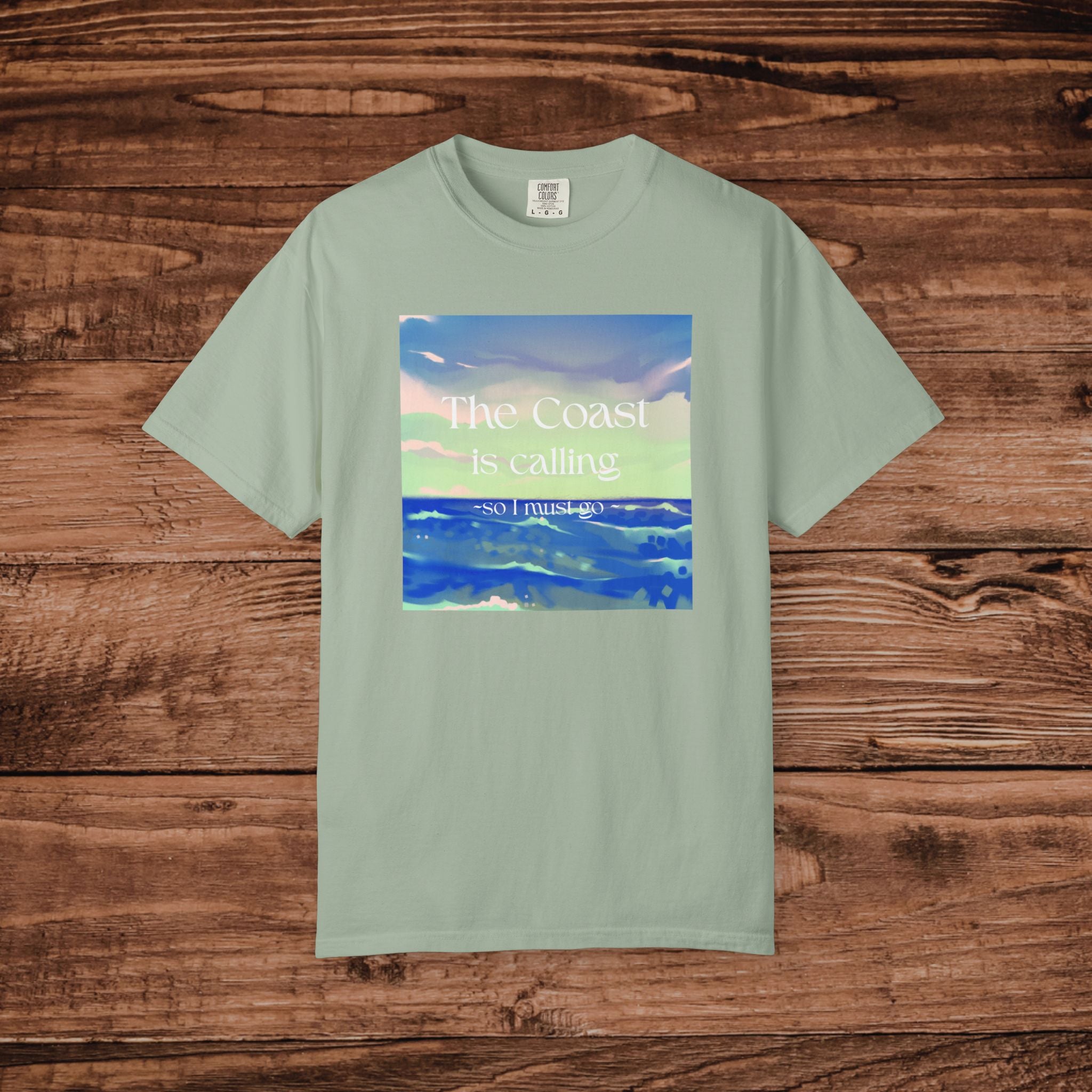 The Coast Is Calling T-Shirt | Ocean Waves Coastal Tee