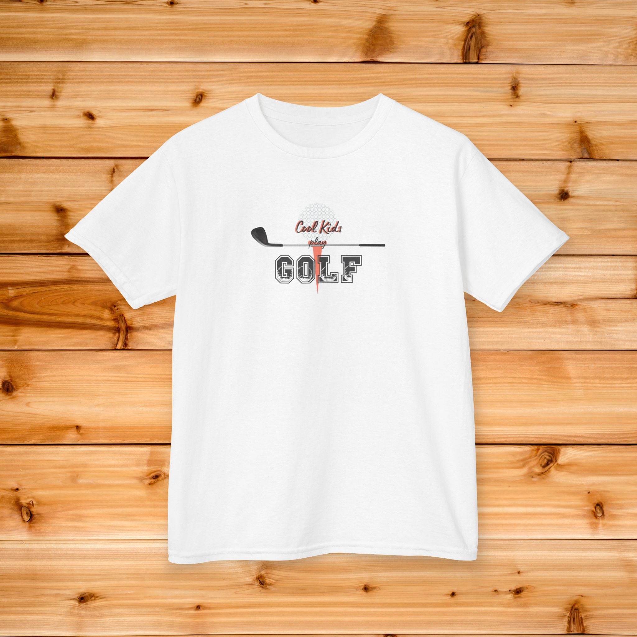 Cool Kids Play Golf Shirt, Junior Golfer Graphic Tee, Toddler Golfing T-shirt, Youth Country Club Apparel, Minimalist Golf Gift for Kids