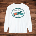 River Rat Paddle Club Long Sleeve Logo T-Shirt Dual Graphic Designs