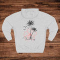 Florida Keys Hoodie, Tropical Beach Pullover, Palm Tree Graphic Sweatshirt, Coastal Aesthetic Apparel, Florida Vacation Gift, Unisex Fleece