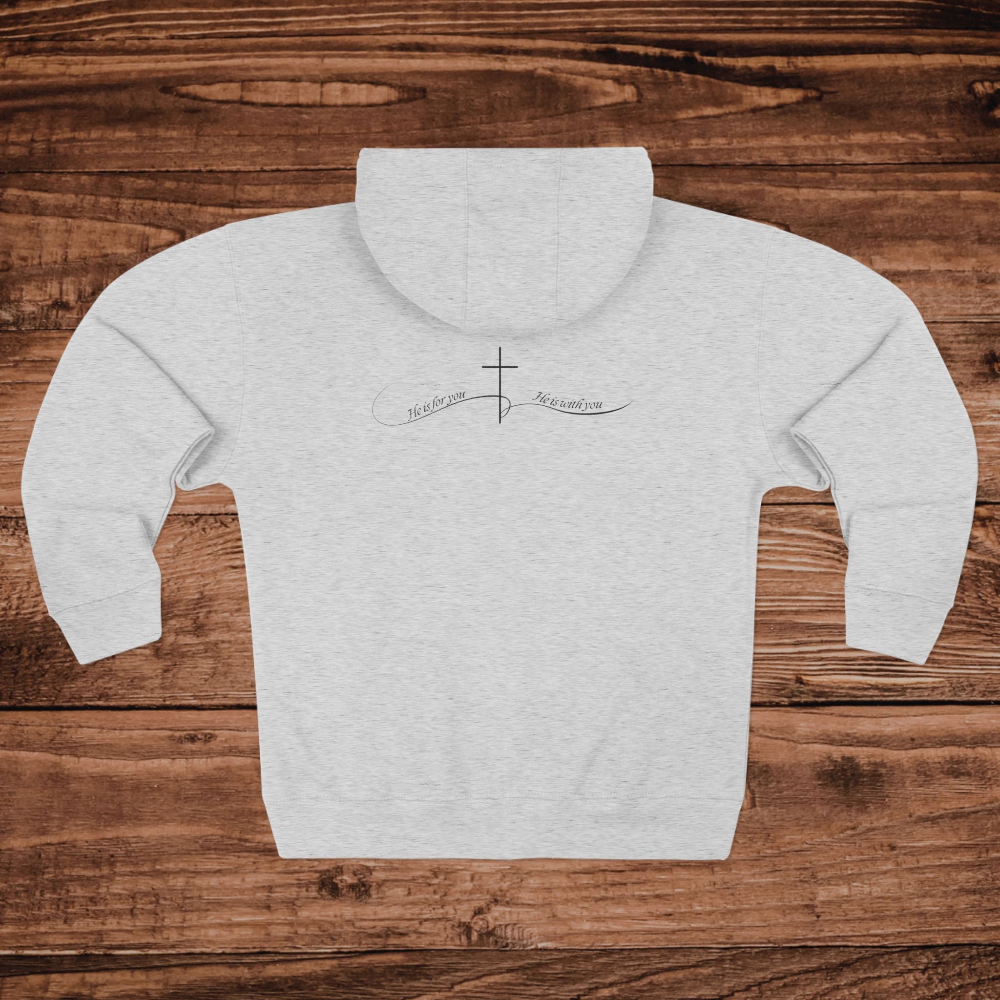 Christian Faith Cross Zip Up Hoodie | Scripture Apparel | Gift for Her