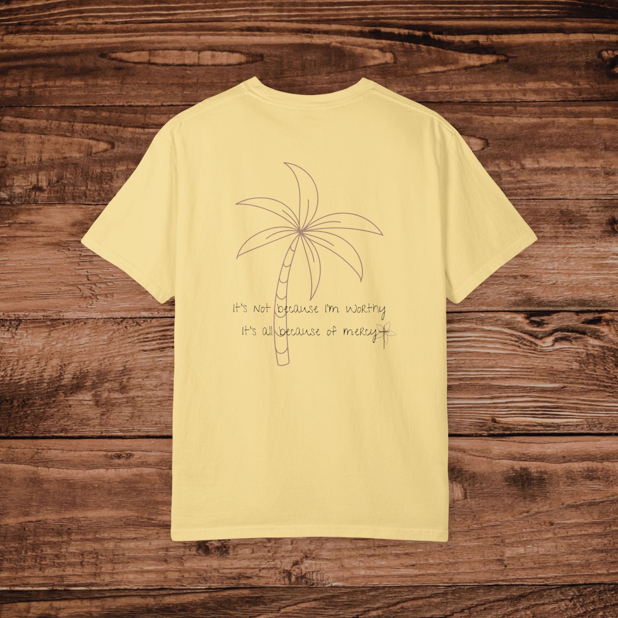 Palm Tree Line Drawing T-shirt | Minimalist faith based Beach Graphic Tee | Aesthetic christian Shirt | Simple Sketch Top | Coastal Vacation