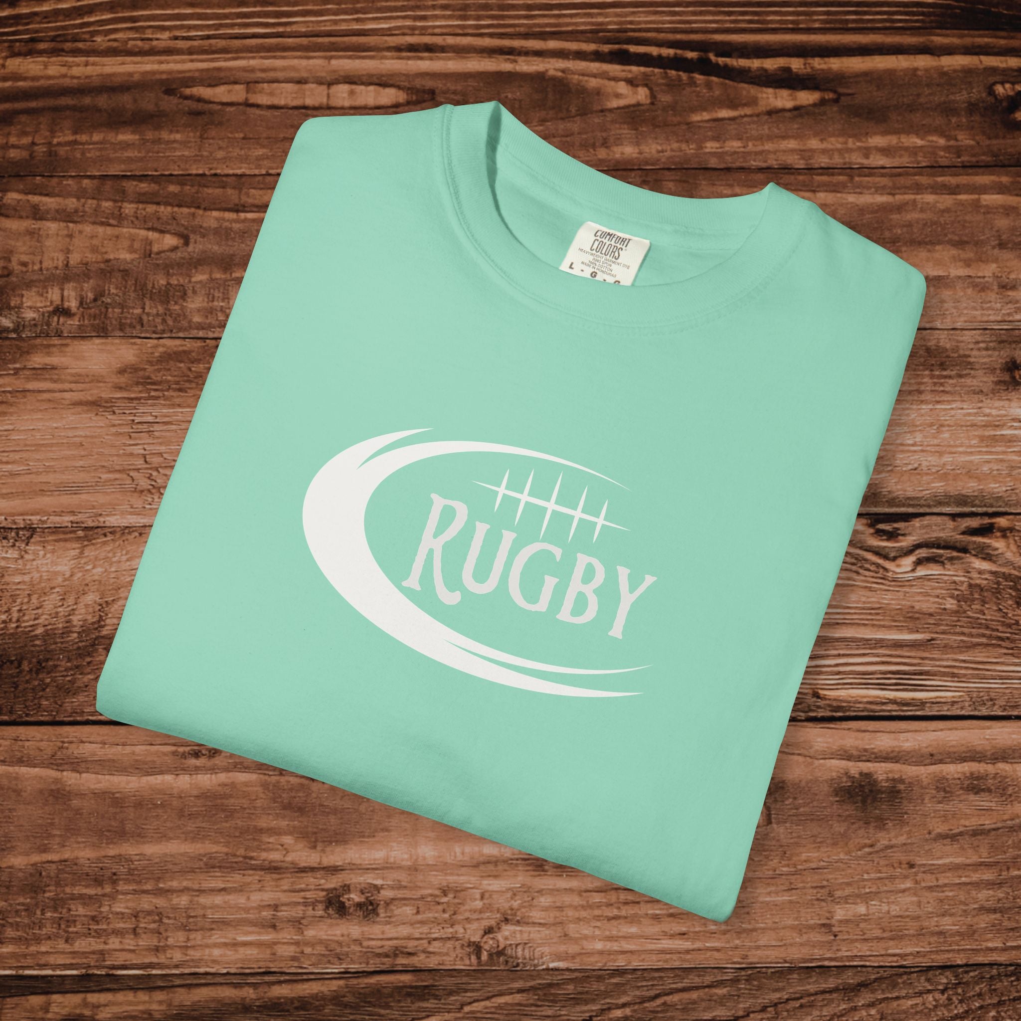 Rugby Graphic T-Shirt, Vintage Style Rugby Player Tee, Retro Collegiate Sports Shirt, Aesthetic Rugby Top, Rugby Fan Gift Tee