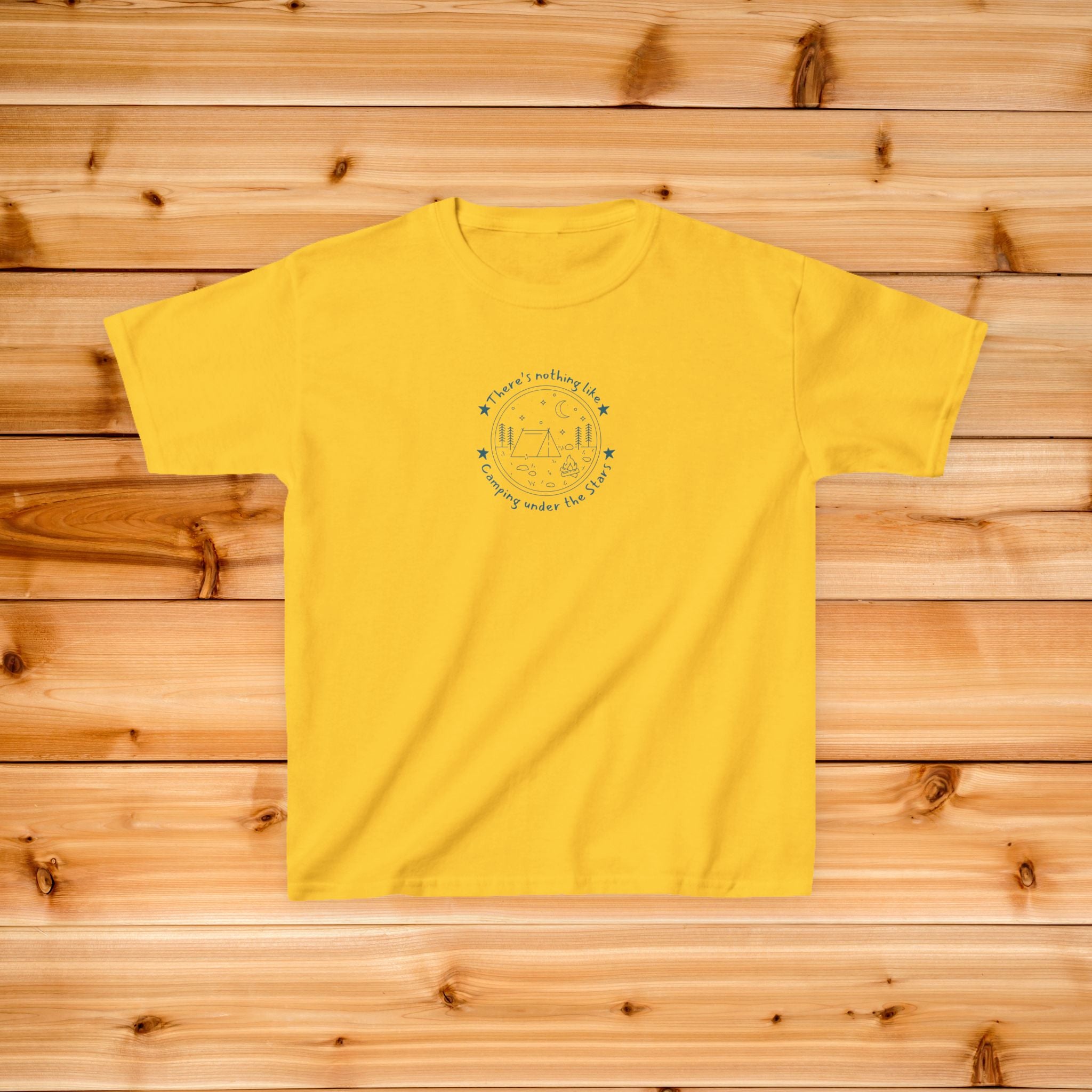 Kids Camping Tshirt | Small Center Print