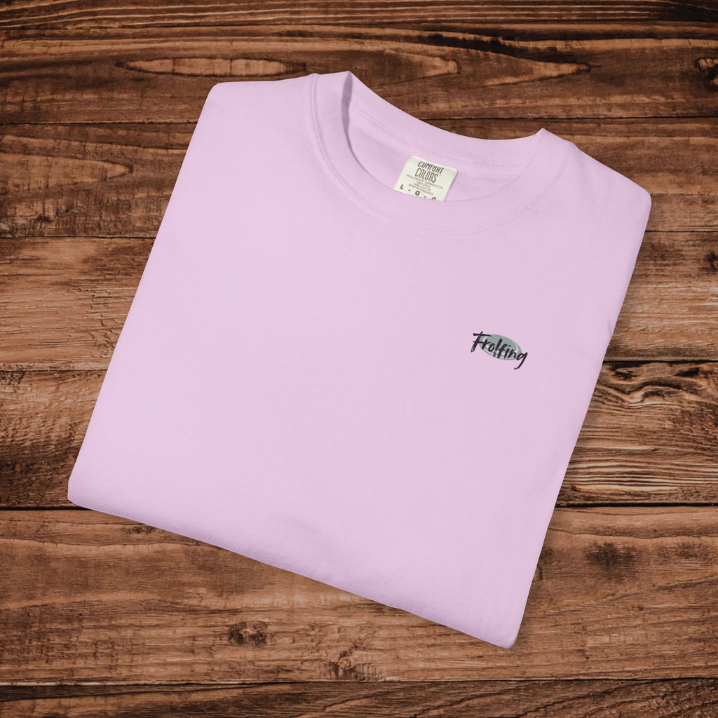 Frolfing Frisbee Golf T-Shirt, Dual Graphic Disc Golf Graphic Tee, Lets Go Frolfing, Frolf Gift, Disc Golfer Apparel, Outdoor Sports