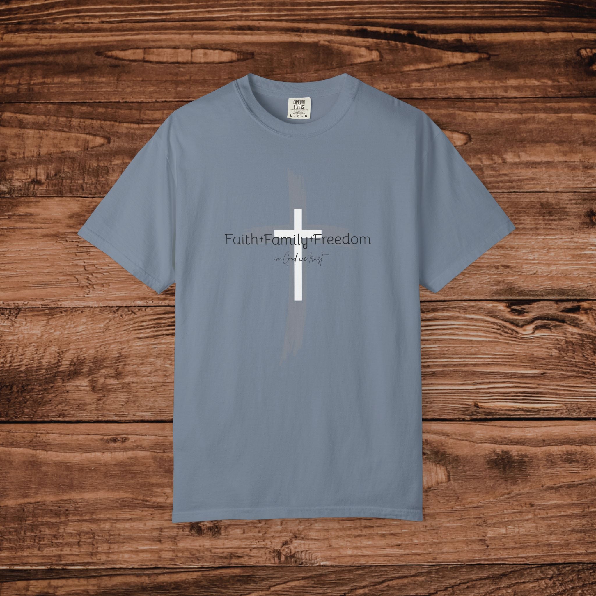 Faith Family Freedom Cross T-Shirt