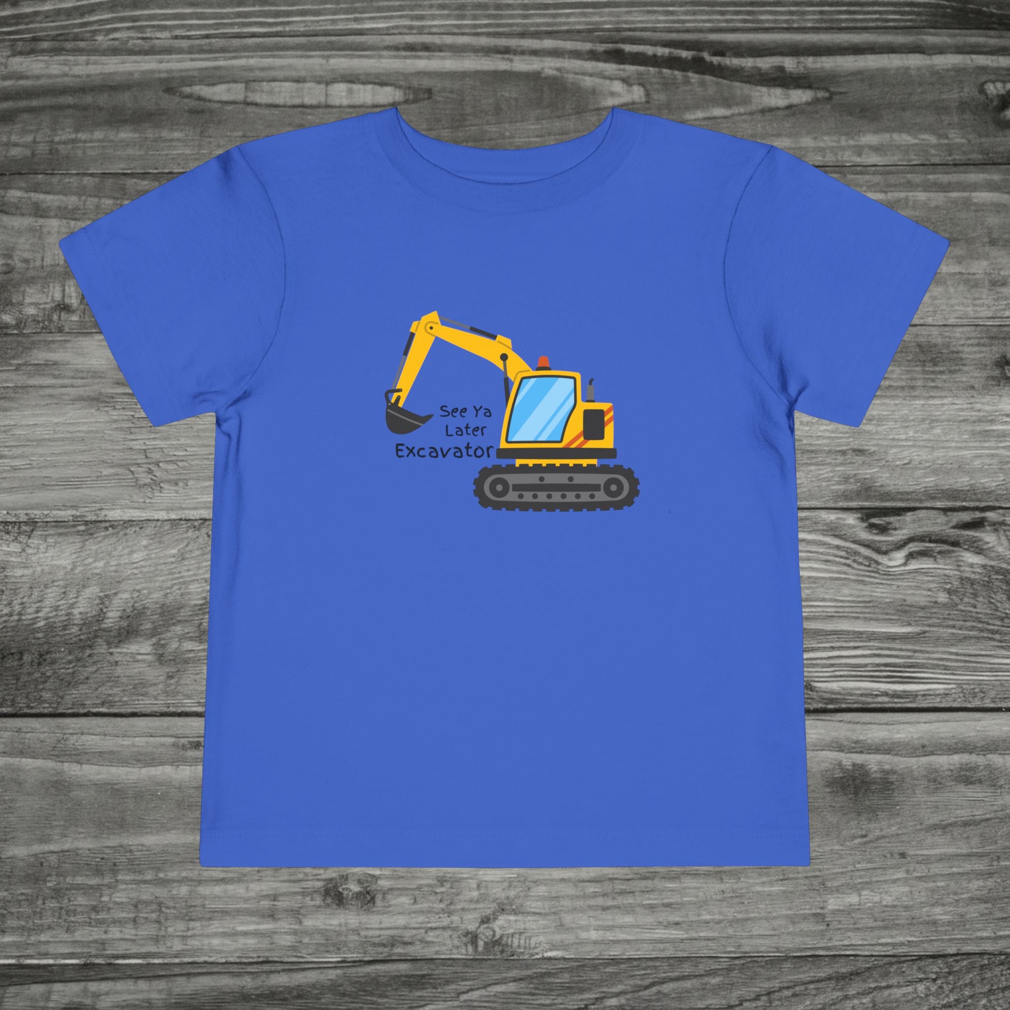 Excavator Toddler Tee | Construction Truck Shirt