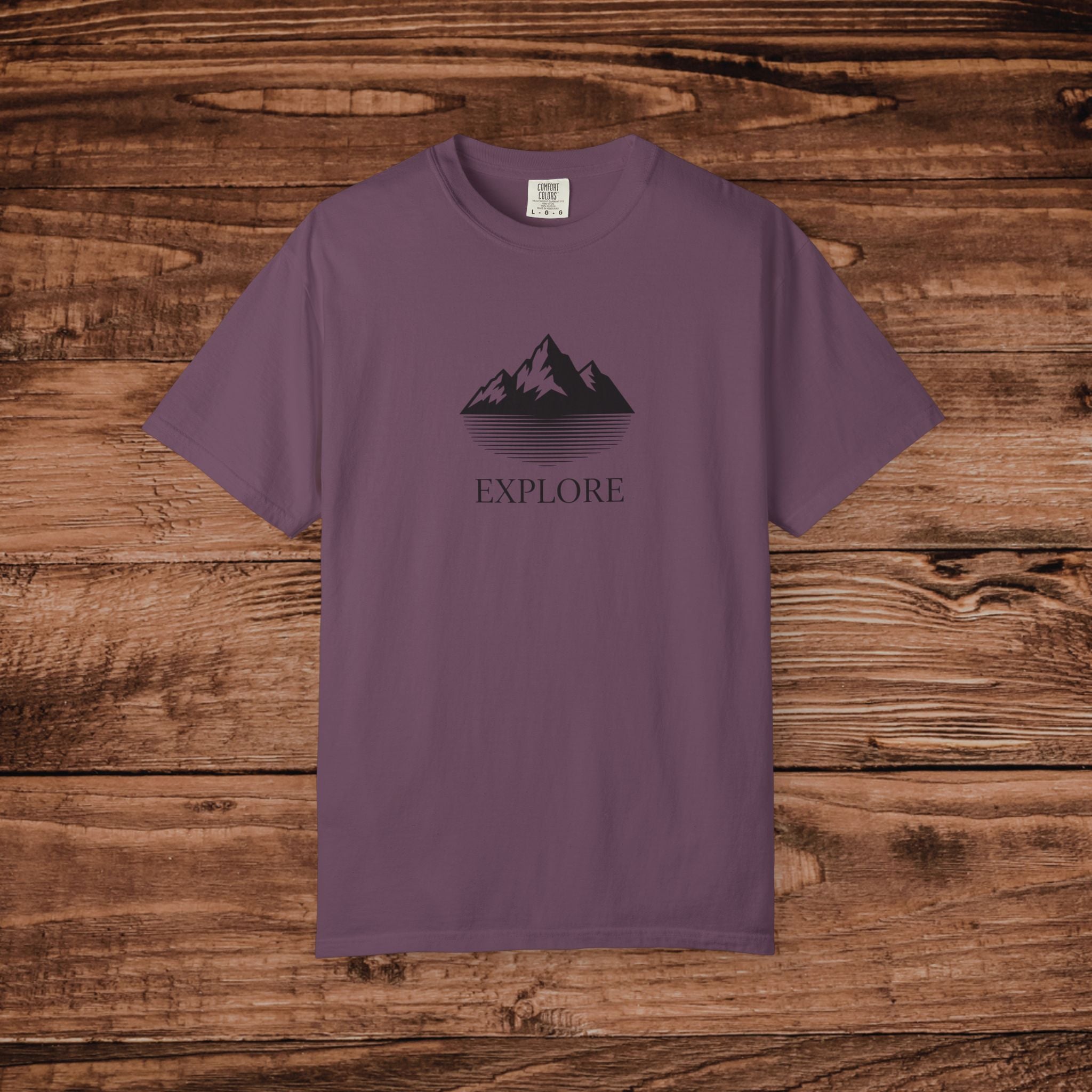 Explore T-shirt | Minimal Mountain Graphic Tee