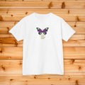 Purple Green Butterfly Tee | Kids nature insect graphic