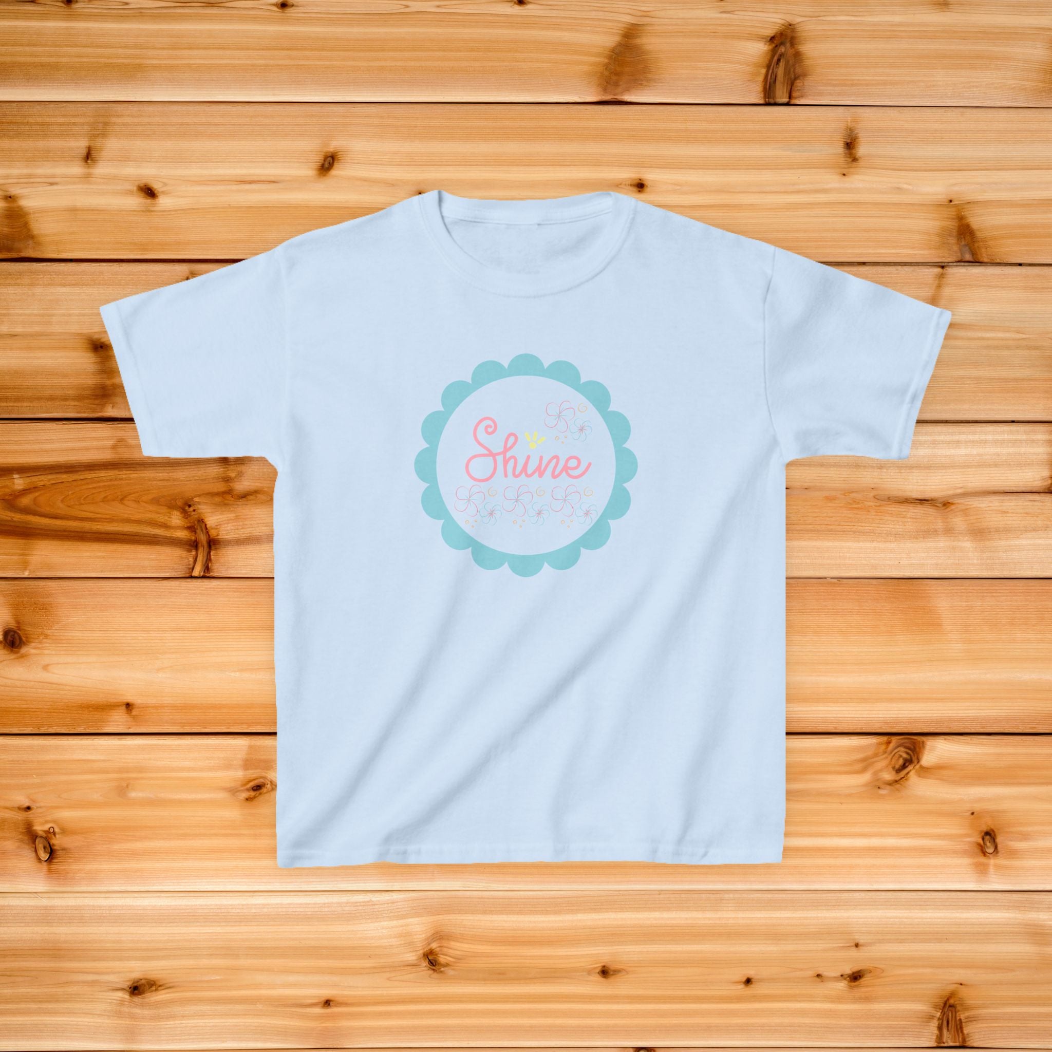 Shine pastel Girls Tee | floral