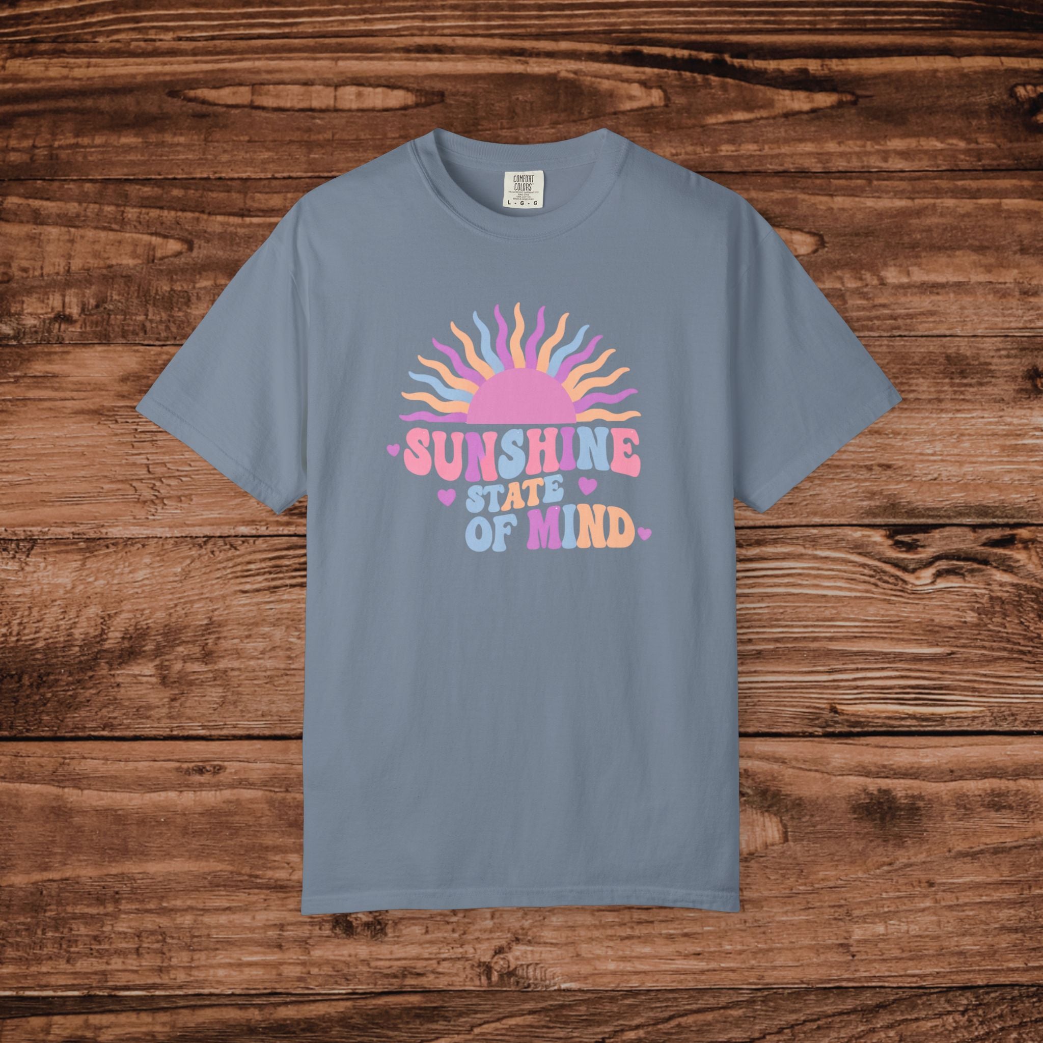 Sunshine State of Mind T-Shirt | Retro Sunset Tee