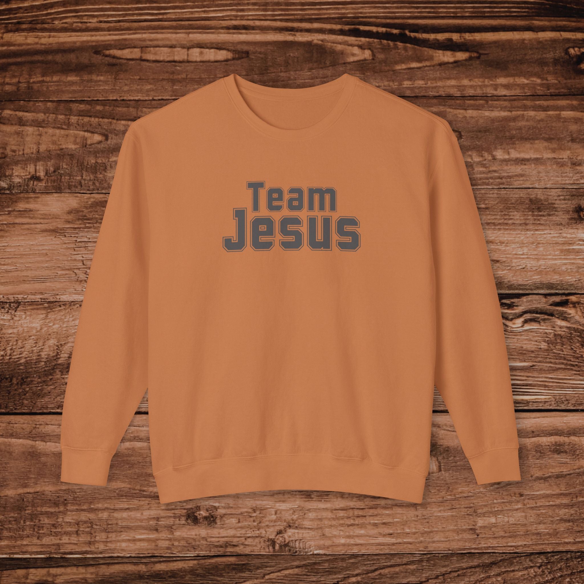 Team Jesus Crewneck Sweatshirt | Christian Faith Typography
