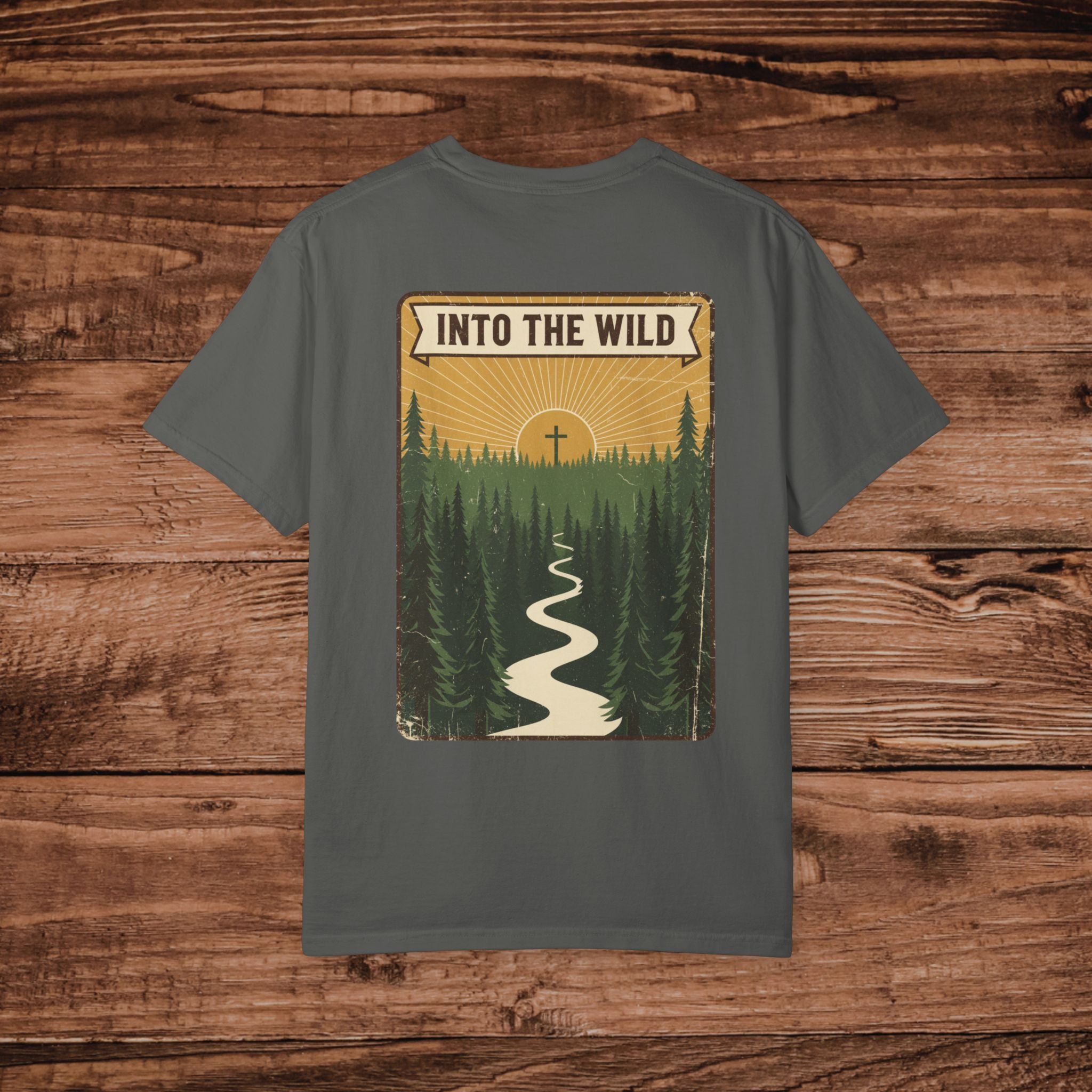 Into the Wild graphic tee T-Shirt Adventure Nature Outdoors