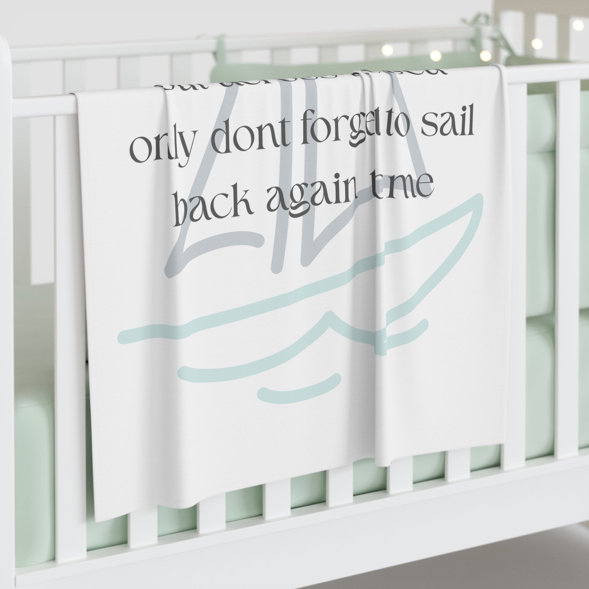 Swaddle Blanket | Sail Baby Sail