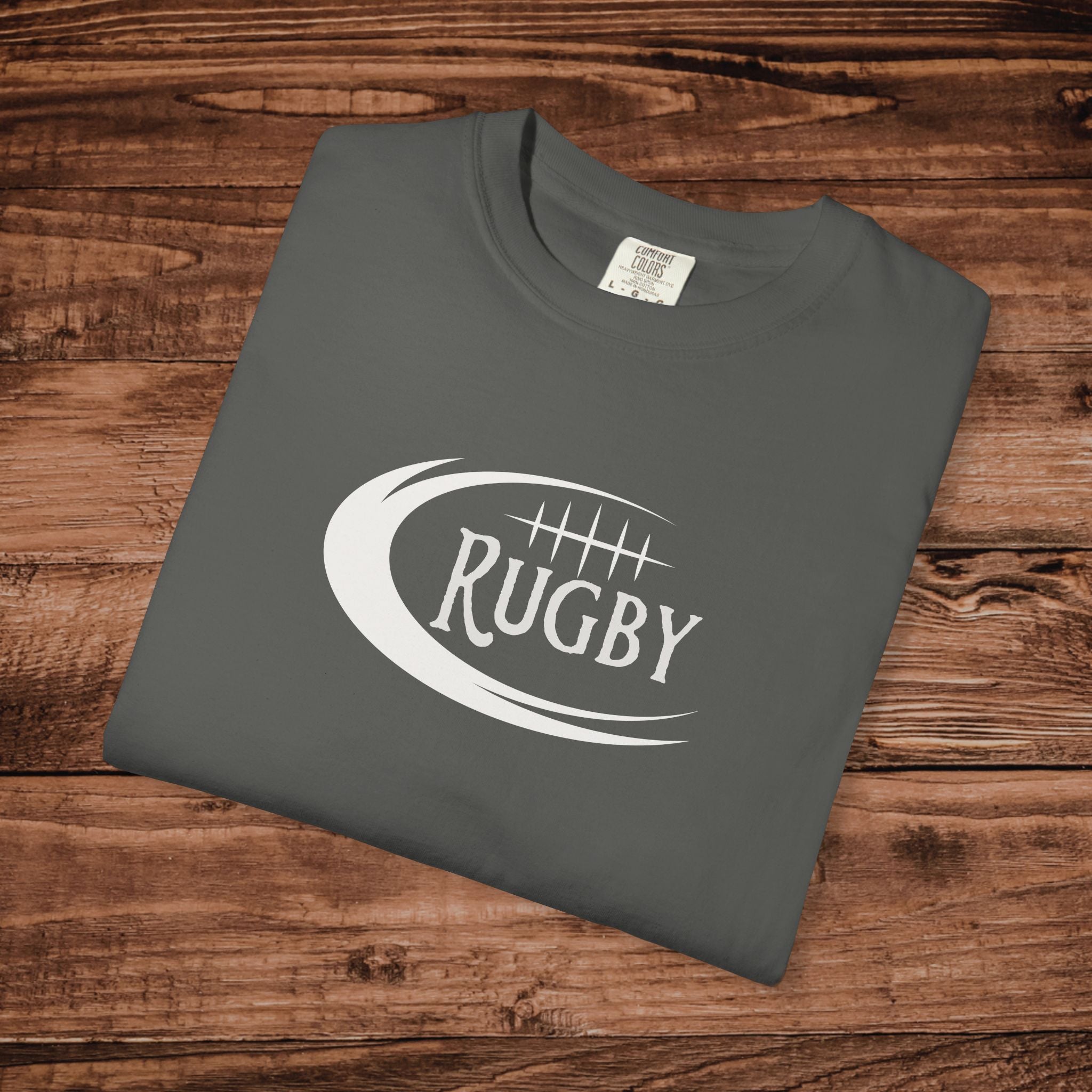 Rugby Graphic T-Shirt, Vintage Style Rugby Player Tee, Retro Collegiate Sports Shirt, Aesthetic Rugby Top, Rugby Fan Gift Tee