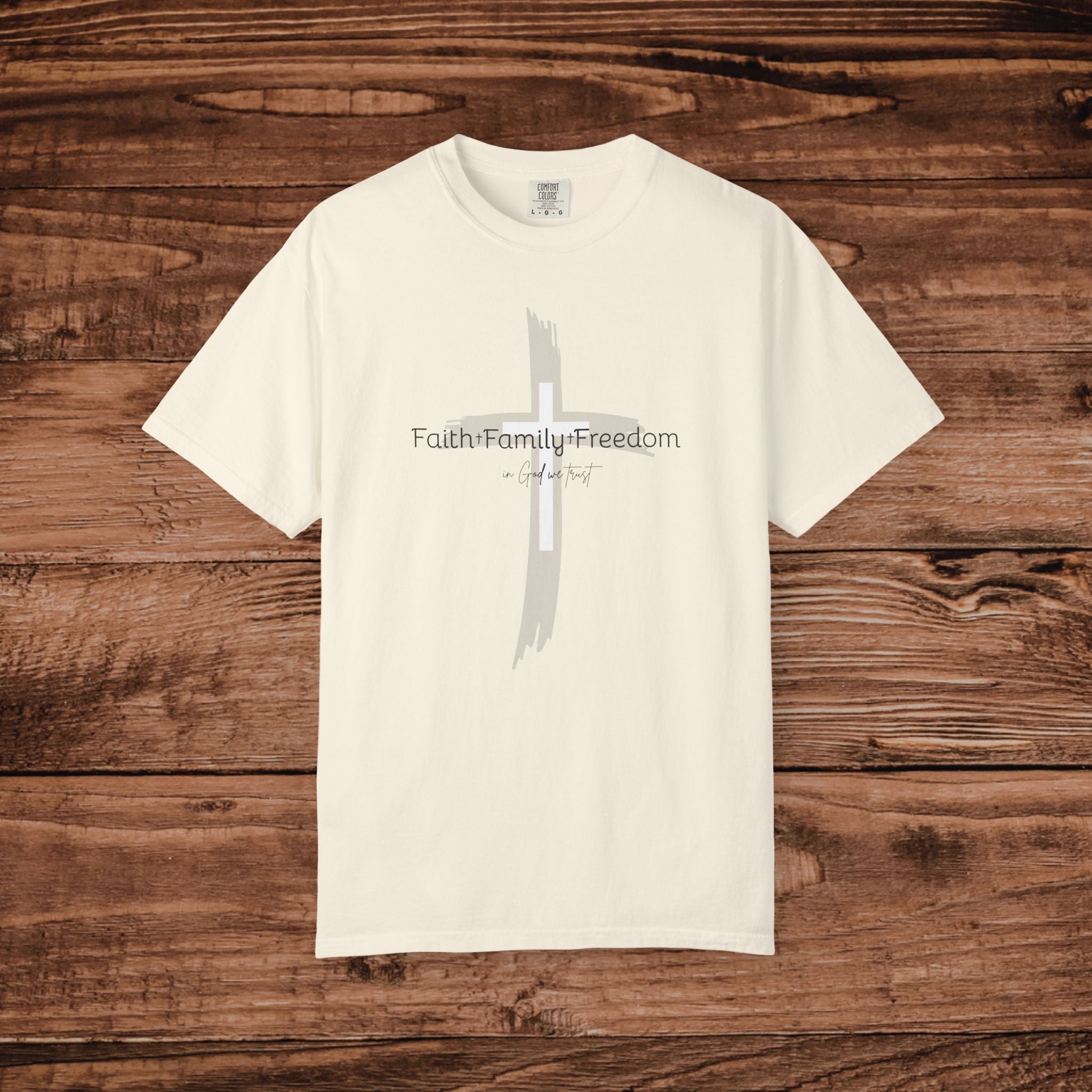 Faith Family Freedom Cross T-Shirt