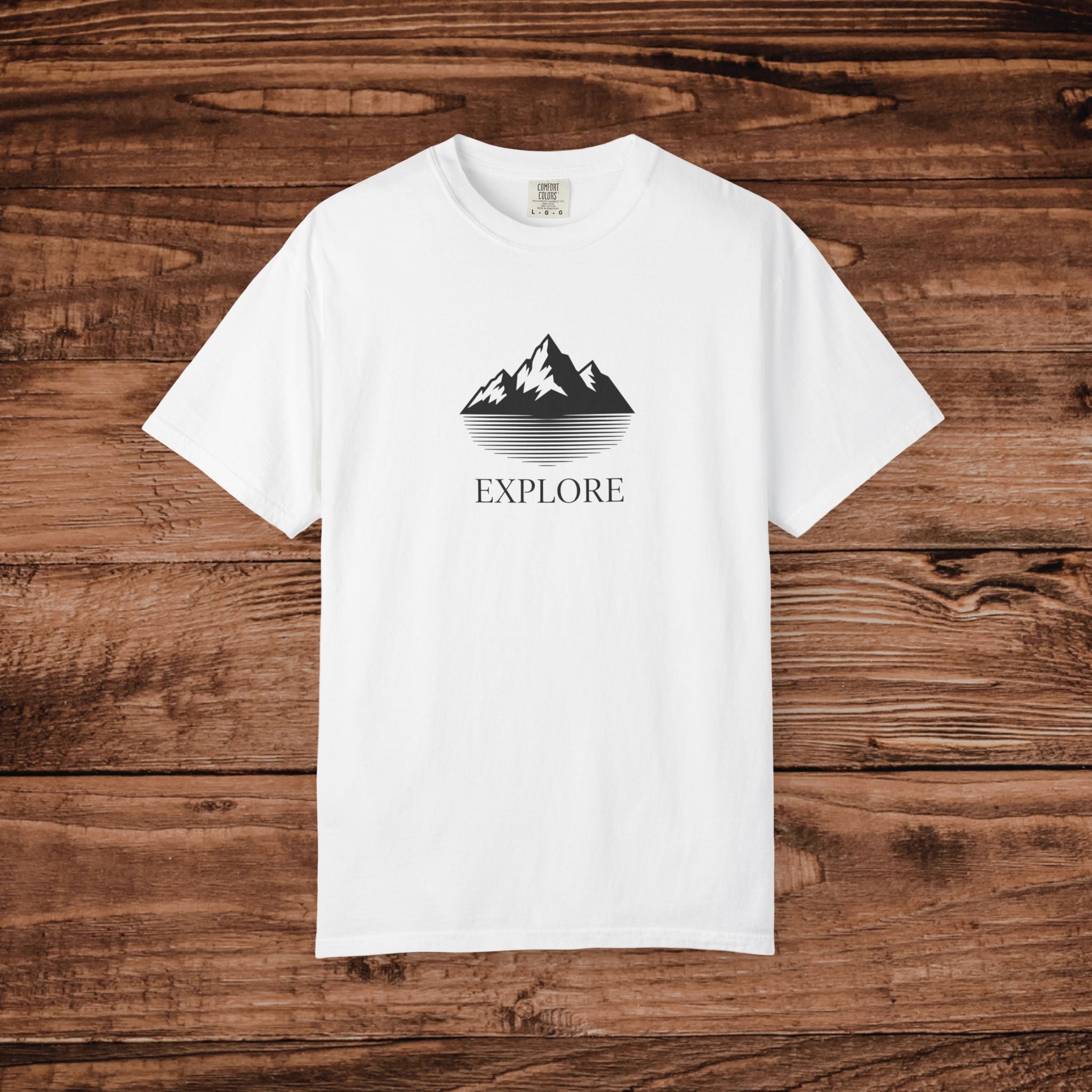 Explore T-shirt | Minimal Mountain Graphic Tee