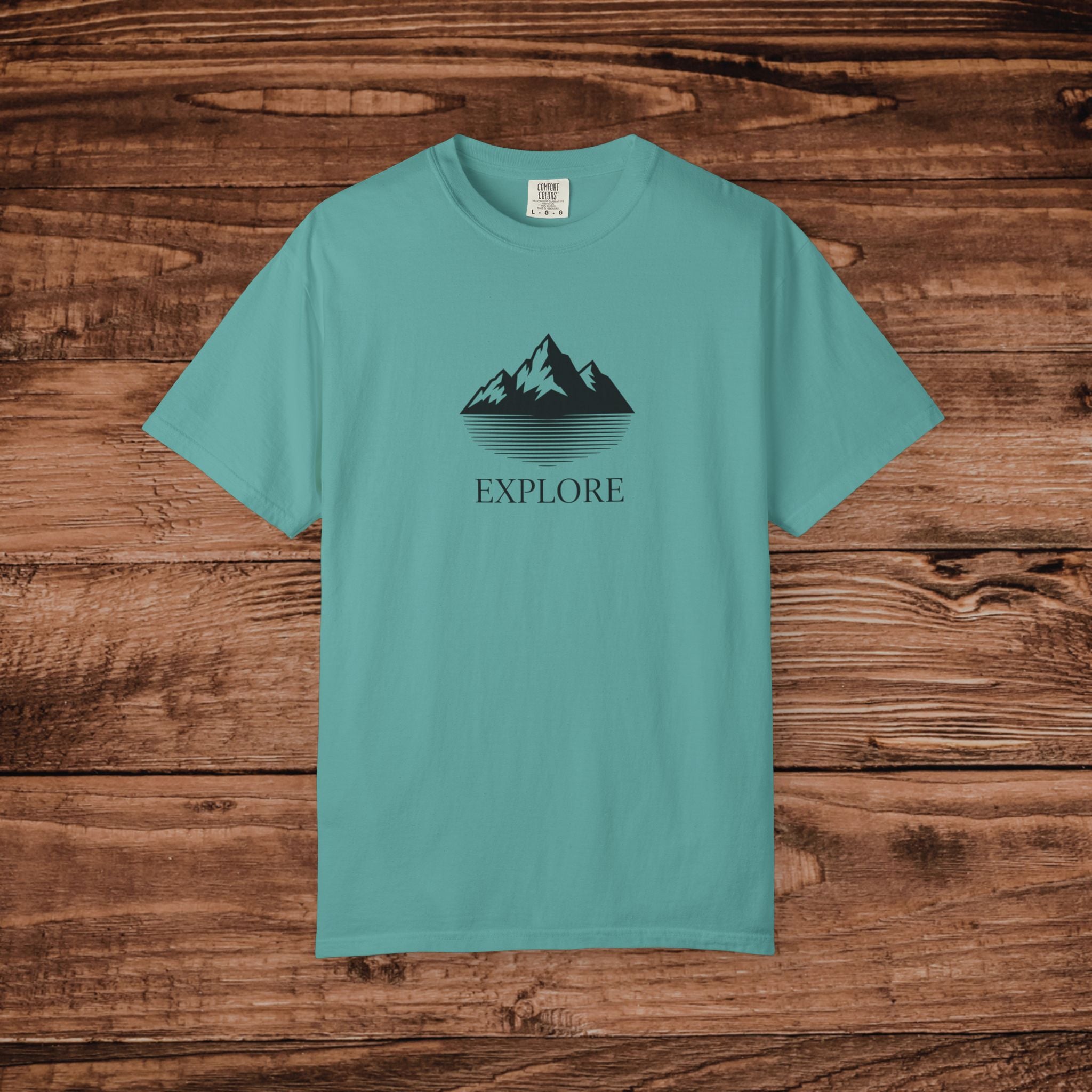 Explore T-shirt | Minimal Mountain Graphic Tee