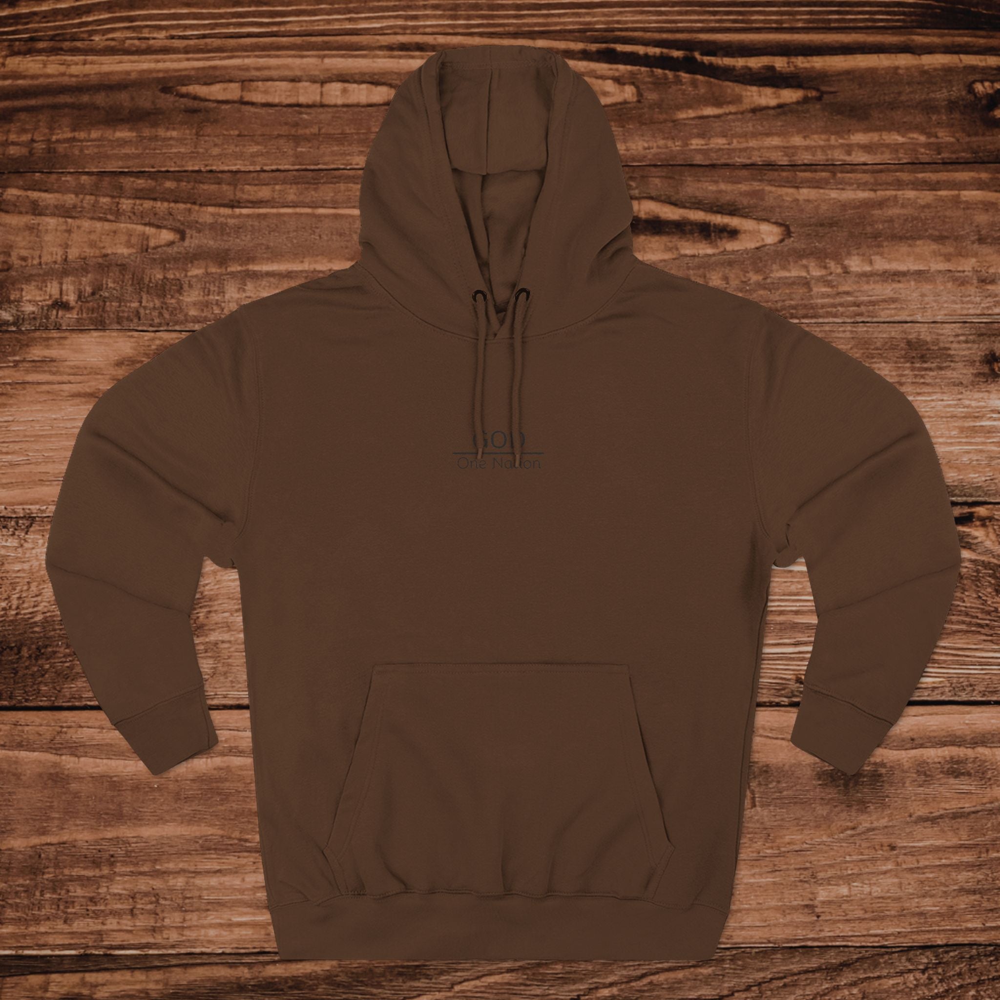 One Nation Under GOD Embroidary hoodie