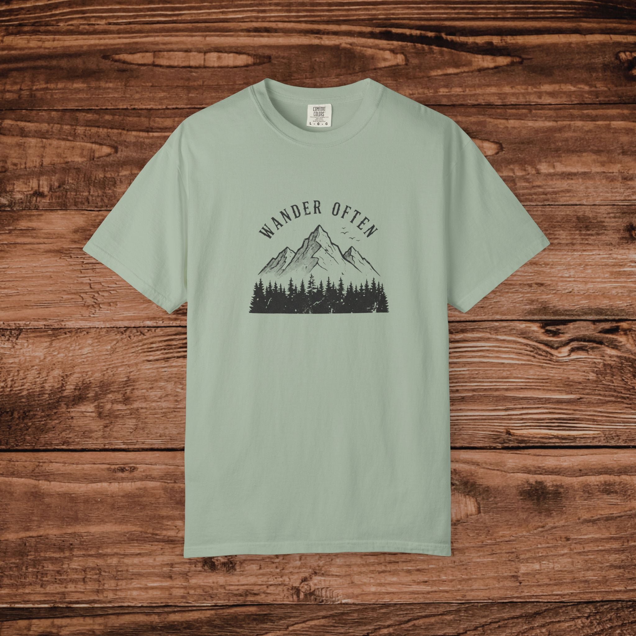 Wander Often Mountain Forest T-shirt | Adventure Nature Tee