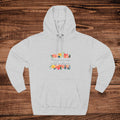 His Promise will Endure Hoodie Sweatshirt Pullover, Floral Stripes Design