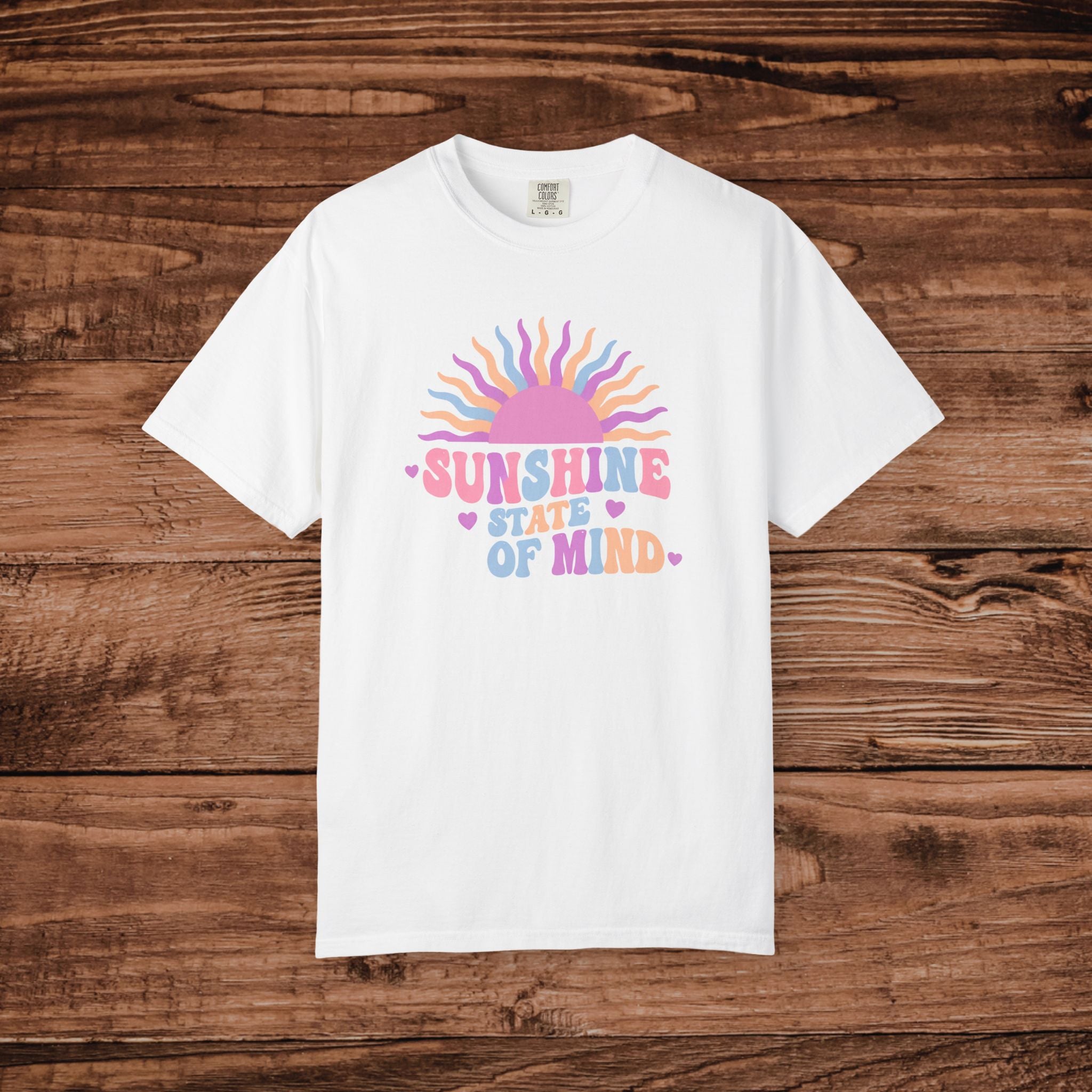 Sunshine State of Mind T-Shirt | Retro Sunset Tee