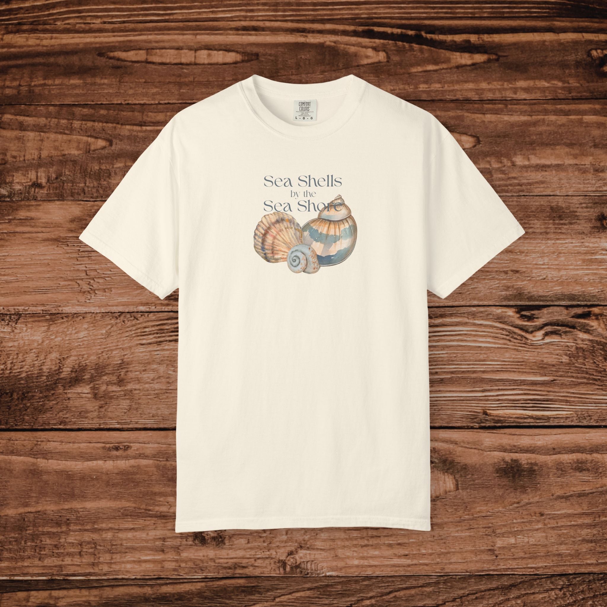 Seashell T-shirt | Coastal Beach Shell Art