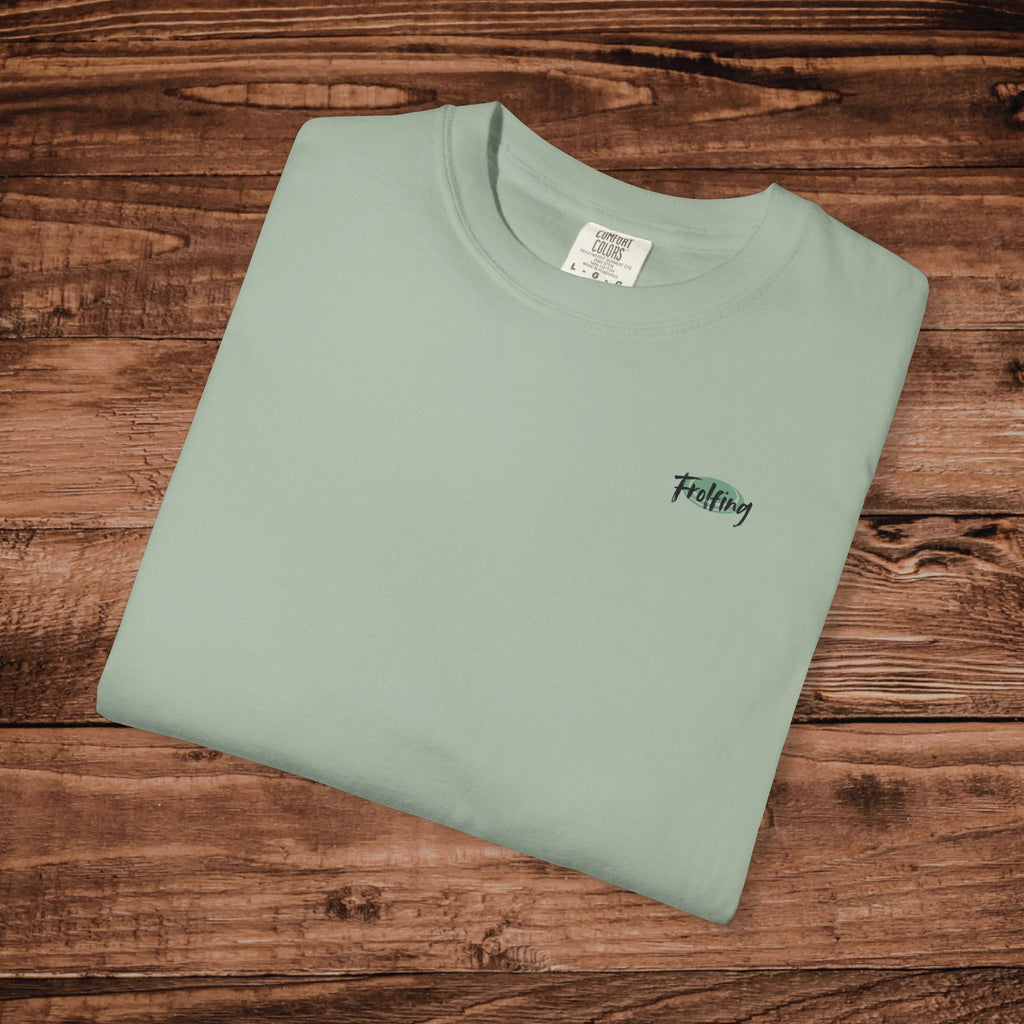 Frolfing Frisbee Golf T-Shirt, Dual Graphic Disc Golf Graphic Tee, Lets Go Frolfing, Frolf Gift, Disc Golfer Apparel, Outdoor Sports
