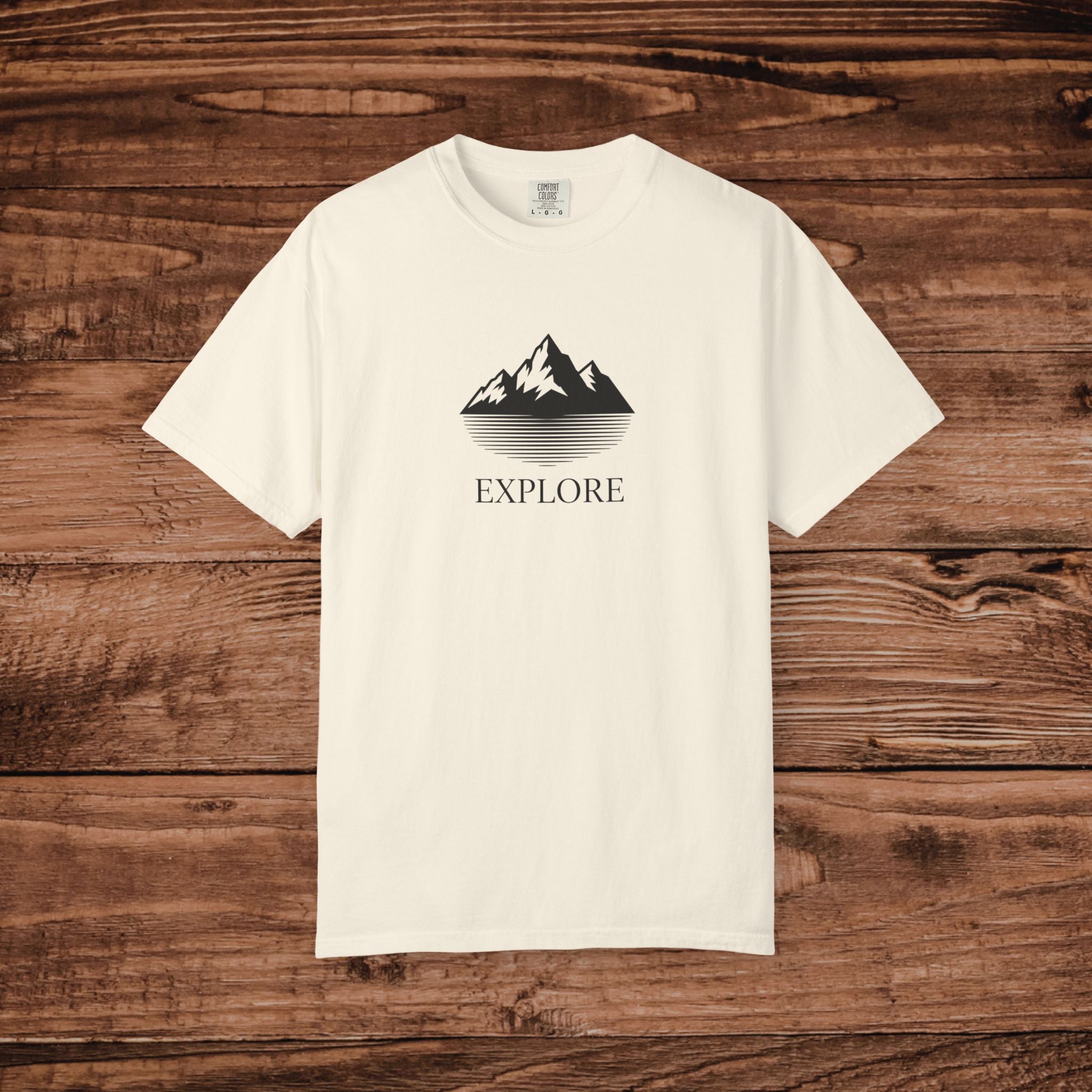 Explore T-shirt | Minimal Mountain Graphic Tee