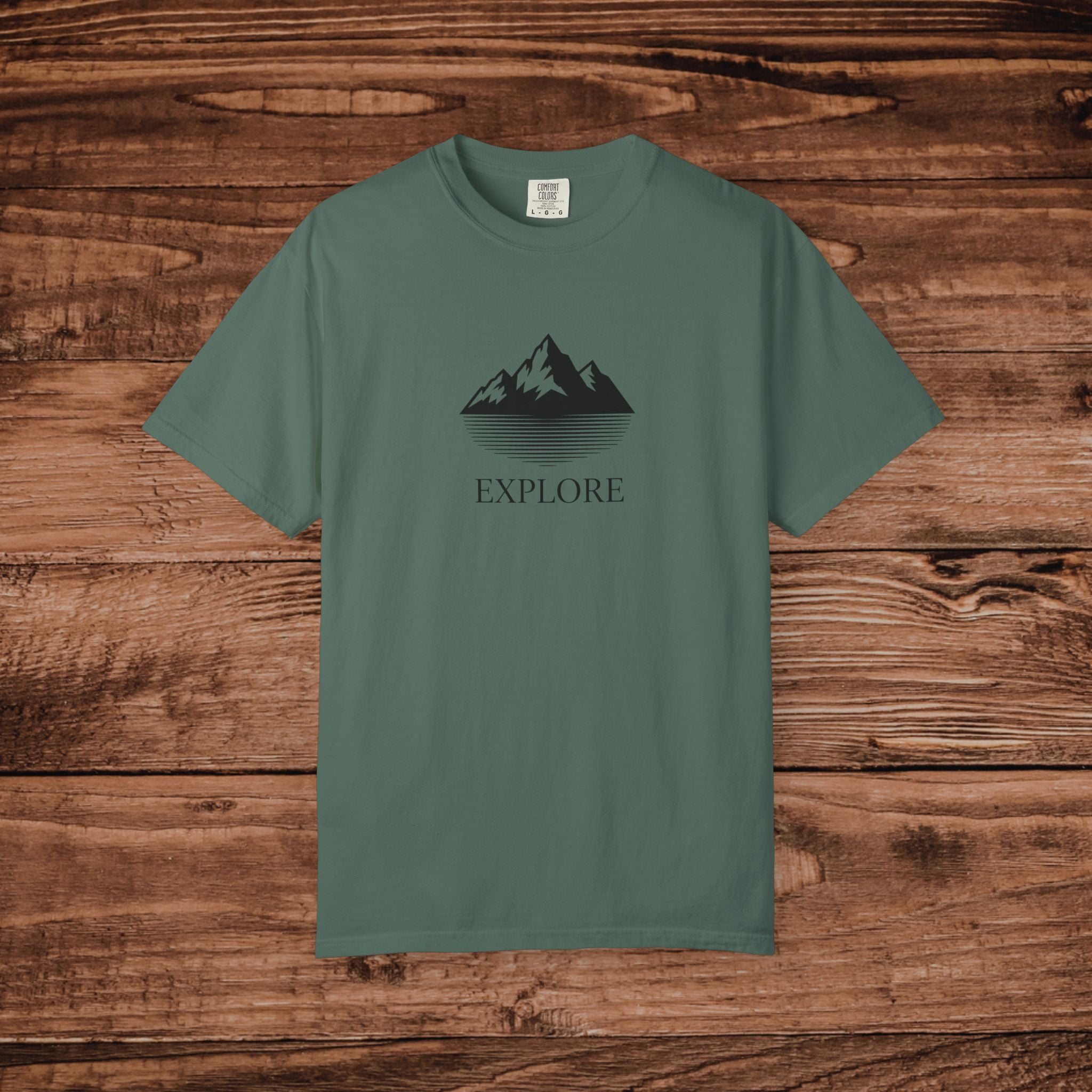 Explore T-shirt | Minimal Mountain Graphic Tee