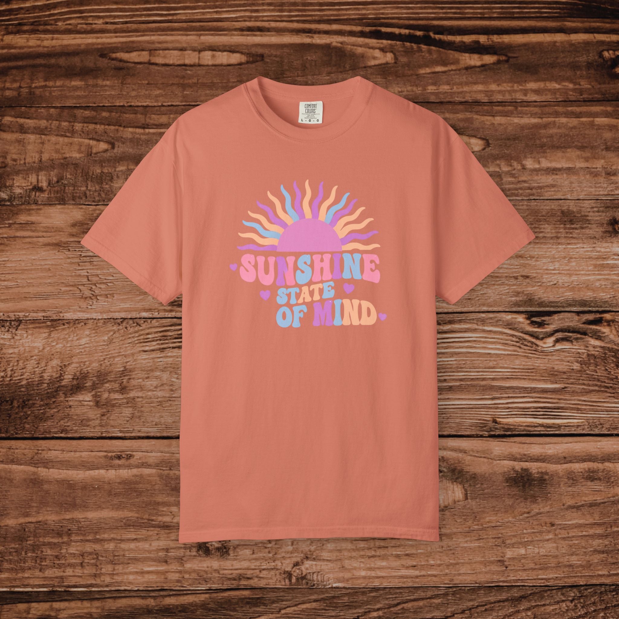 Sunshine State of Mind T-Shirt | Retro Sunset Tee