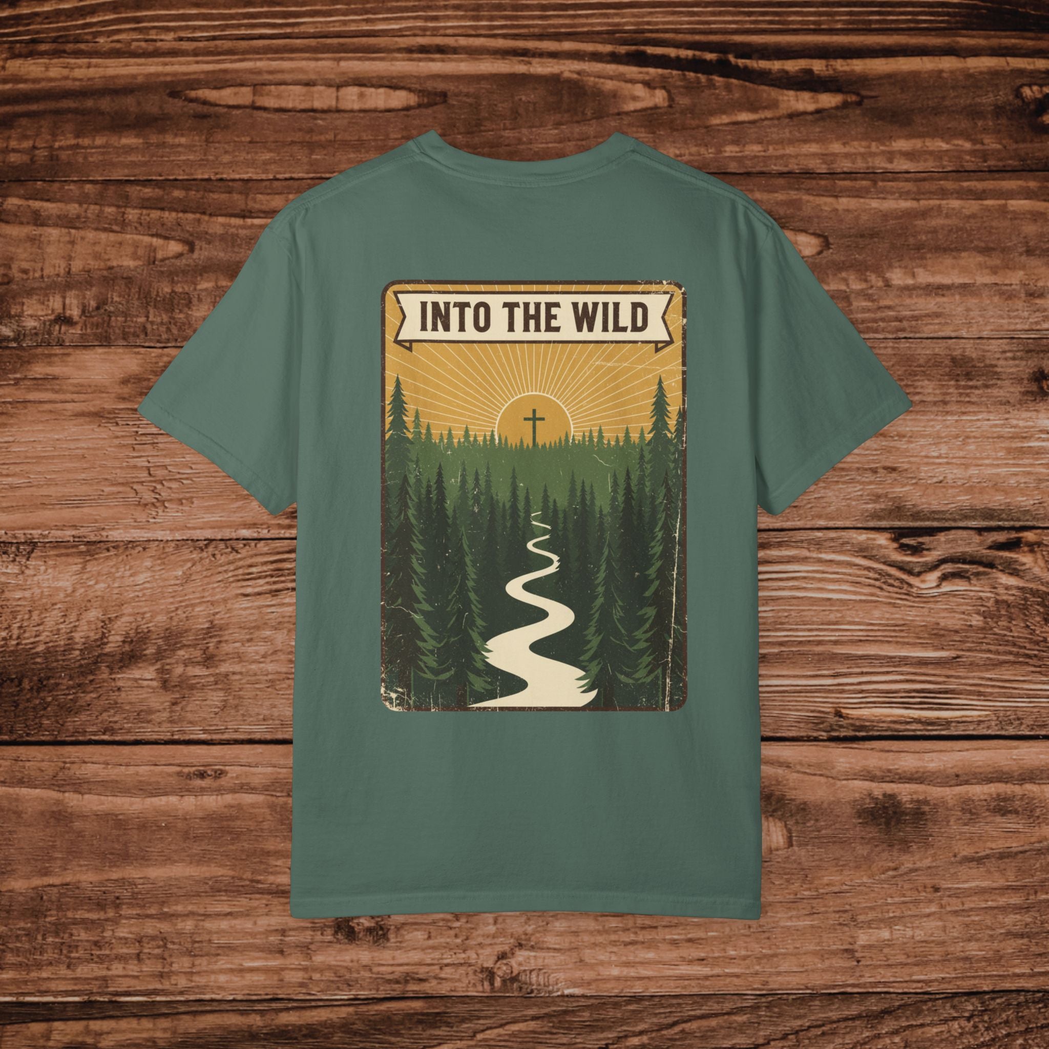 Into the Wild graphic tee T-Shirt Adventure Nature Outdoors