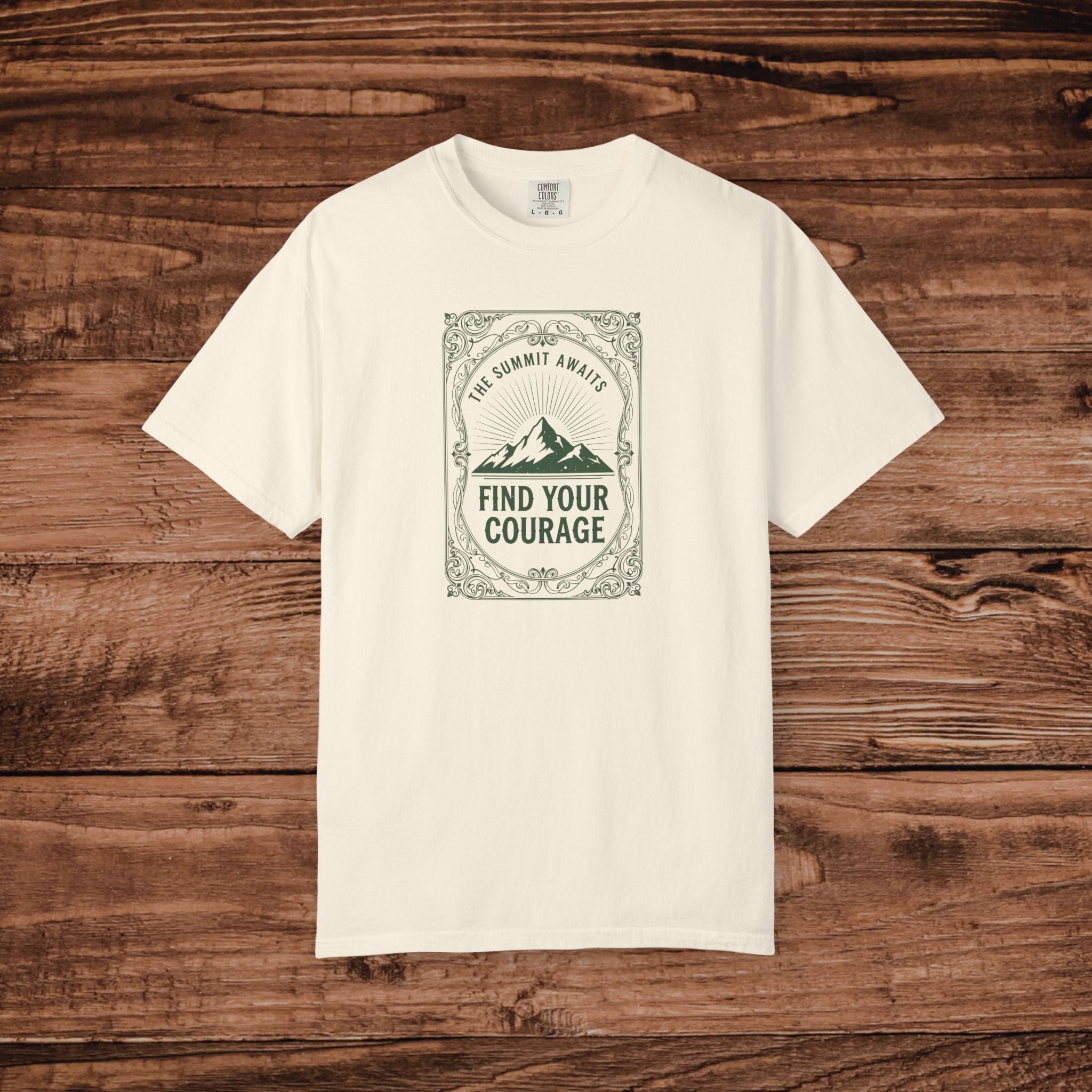 Find Your Courage T-shirt | Inspirational Typography Tee