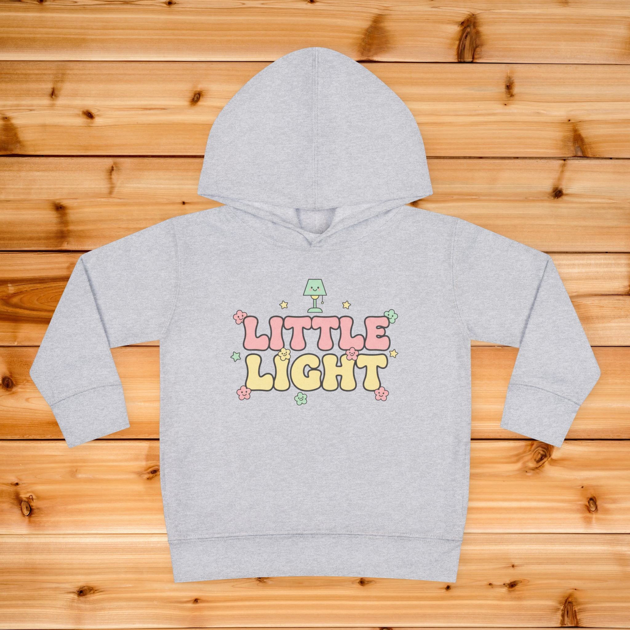 Little Light toddler hoodie | kids pullover with lamp graphic