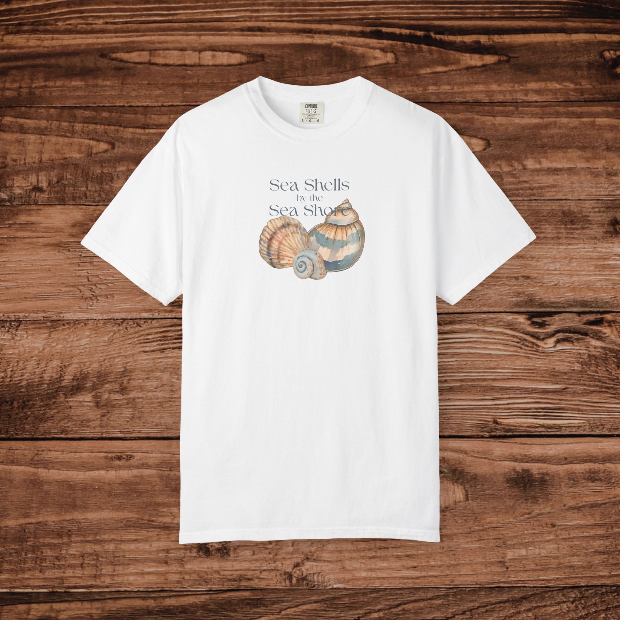 Seashell T-shirt | Coastal Beach Shell Art