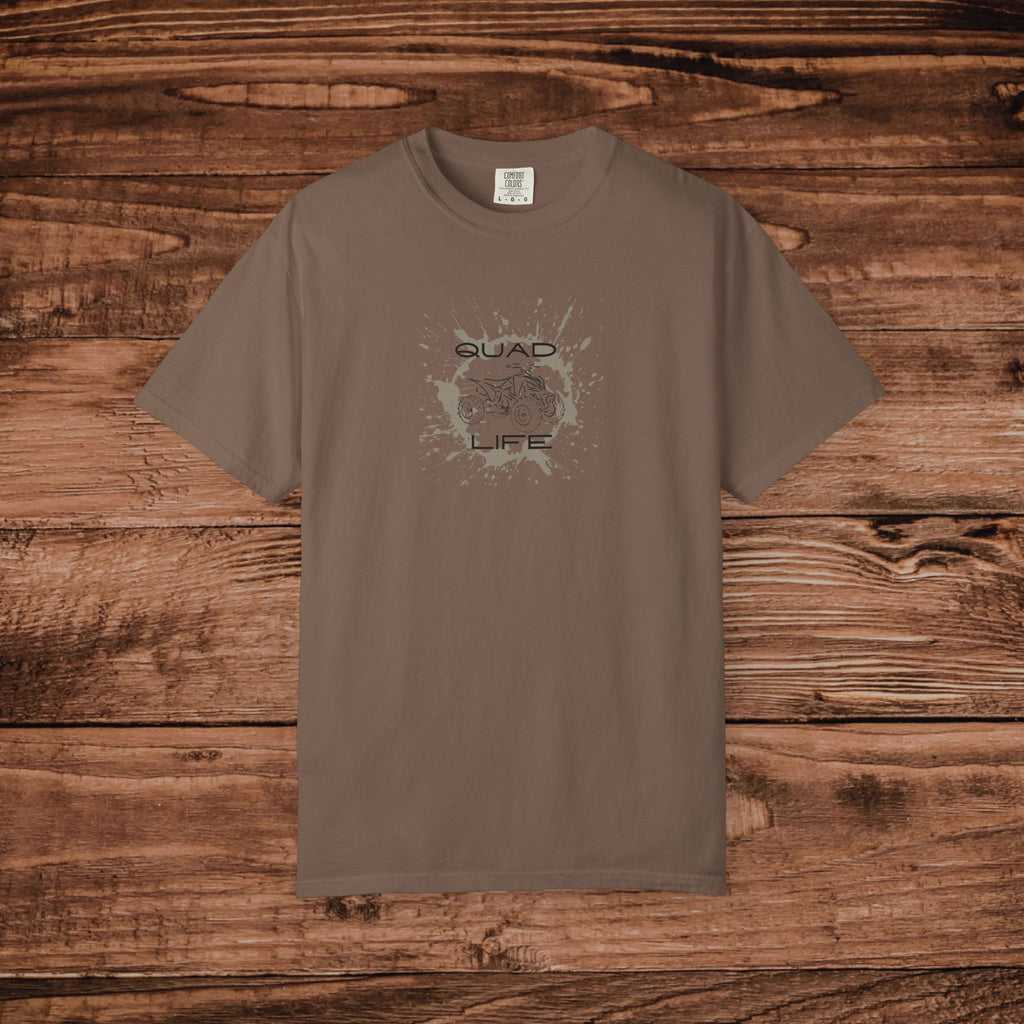 Quad Life T-Shirt, ATV Off-Roading Graphic Tee, Four Wheeler Tee, Gift for Mud Riding Enthusiast, Aesthetic Outdoor Adventure Apparel