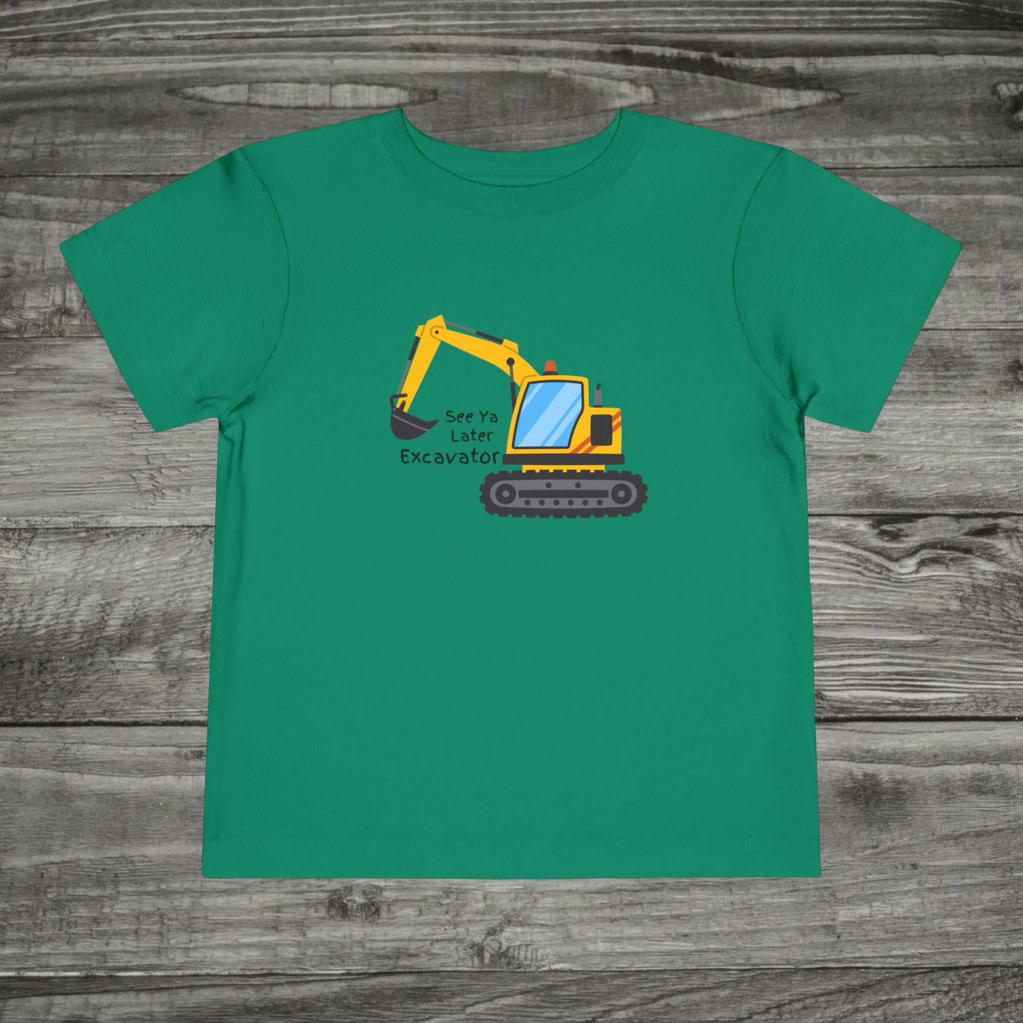 Excavator Toddler Tee | Construction Truck Shirt