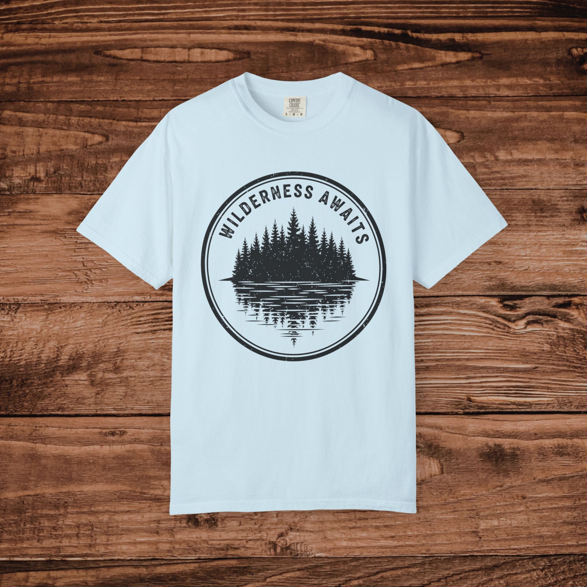 Wilderness Awaits T-Shirt | Nature Camping Outdoors