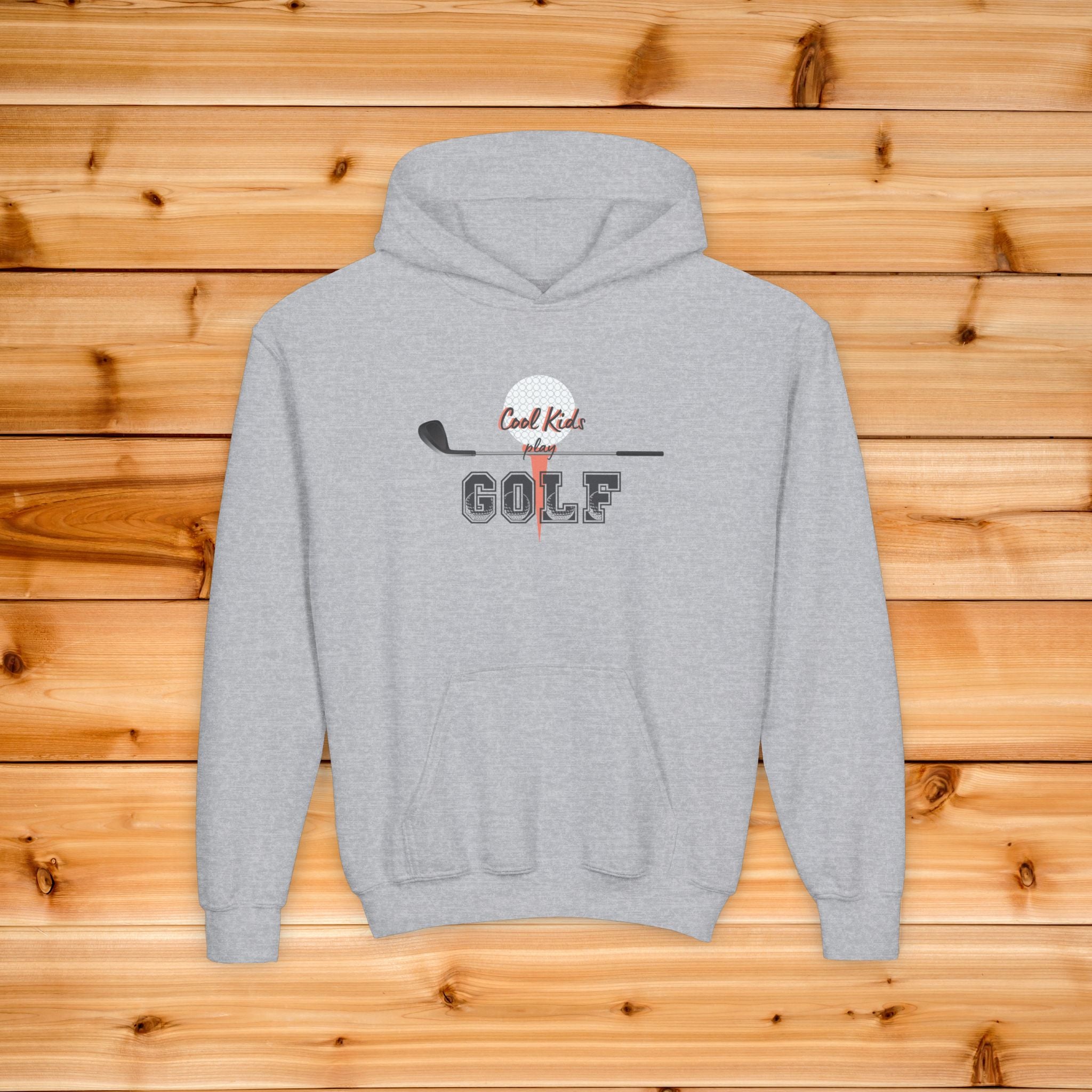 Cool Kids Play Golf Hoodie, Youth Golf Sweatshirt, Cute Junior Golfer Gift, Aesthetic Kids Sportswear, Golf Club Graphic