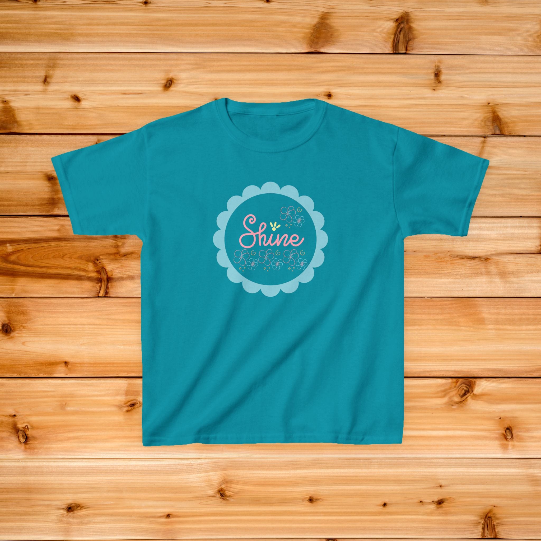 Shine pastel Girls Tee | floral