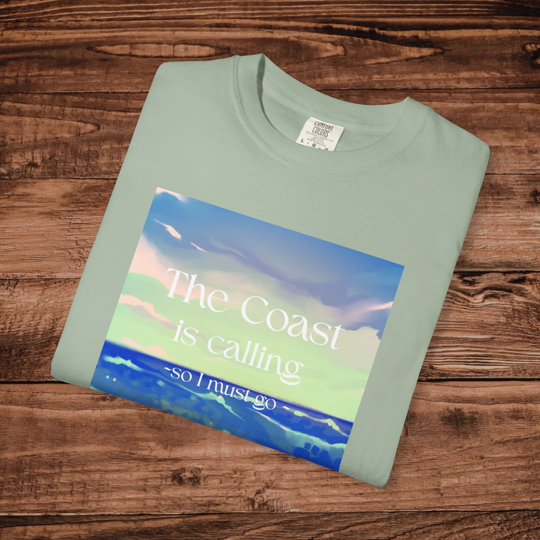 The Coast Is Calling T-Shirt | Ocean Waves Coastal Tee